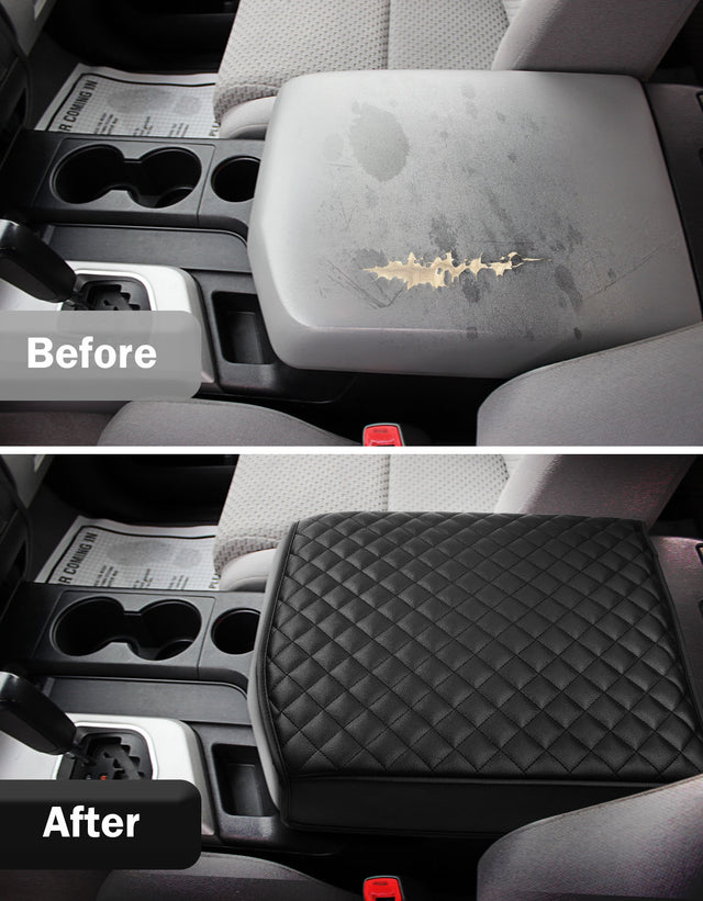 KBH Center Console Armrest Cover Cushion Pad Protector for 2007-2013 Toyota Tundra,2008-2022 Toyota Sequoia