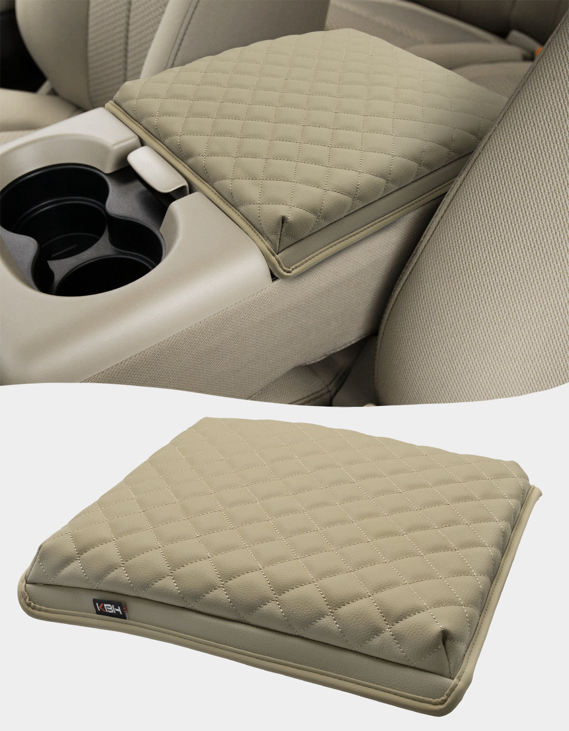 KBH Center Console Armrest Cover Pad for Jump Seat 2004-2010 Ford F150