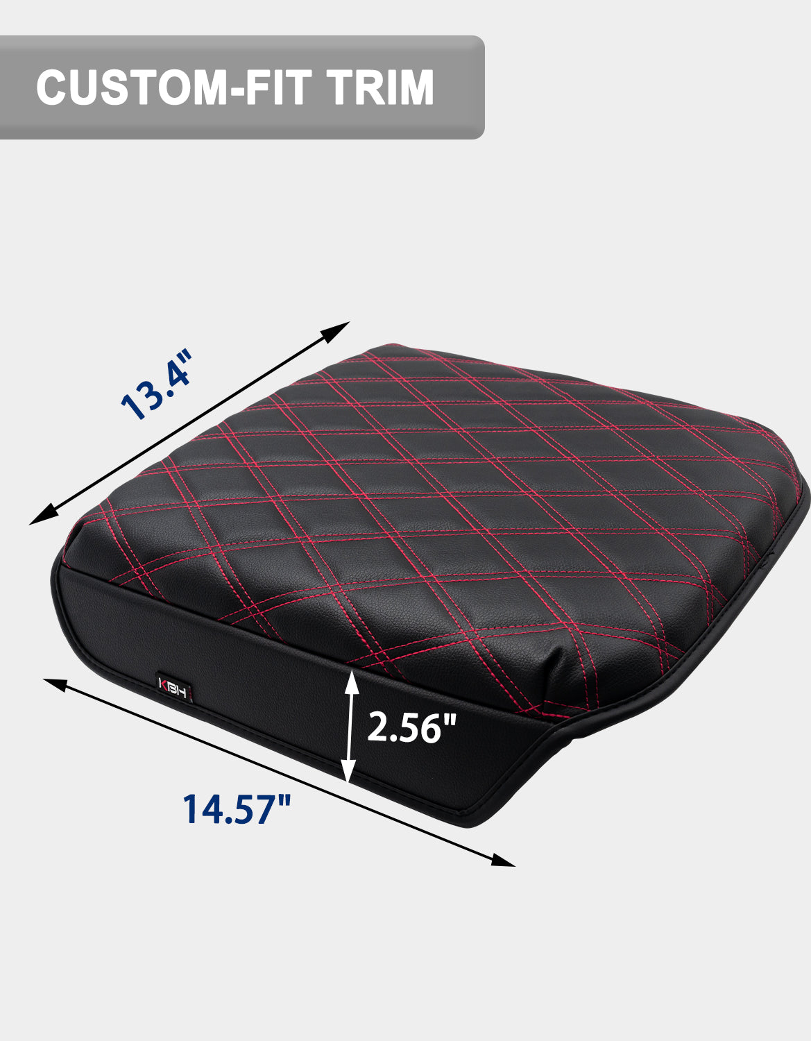 KBH Center Console Armrest Cover Pad for Bucket Seat 2019-2026 Chevy Silverado 1500 2500 3500,2019-2026 GMC Sierra 1500 2500 3500,2021-2026 Tahoe/Suburban/Yukon