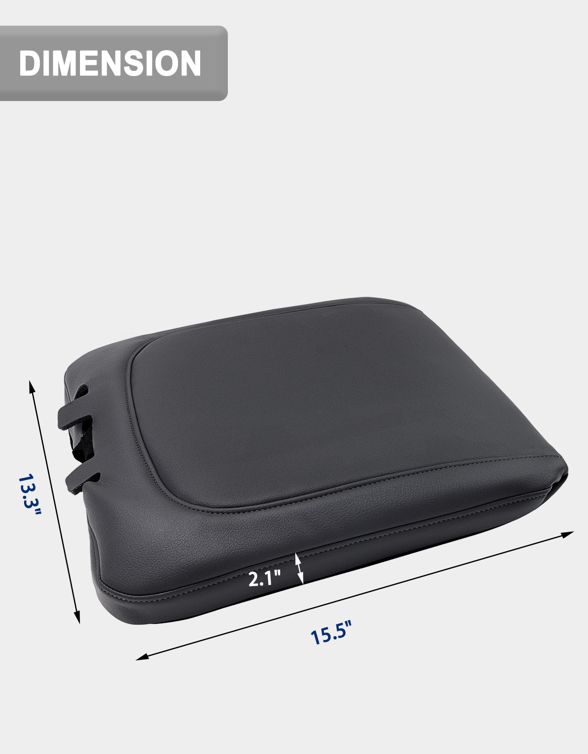 KBH Easy Installation Center Console Cover Replacement for Jump Seat 2013-2018 Dodge Ram 1500,2013-2025 Dodge Ram 1500Classic,2013-2025 Dodge Ram 2500 3500