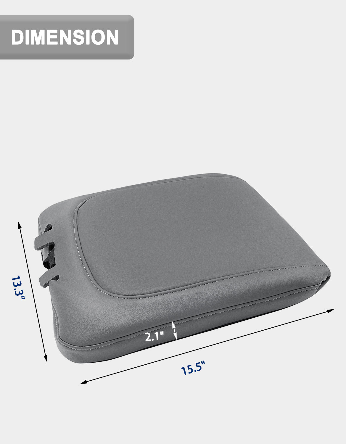 KBH Easy Installation Center Console Cover Replacement for Jump Seat 2013-2018 Dodge Ram 1500,2013-2025 Dodge Ram 1500Classic,2013-2025 Dodge Ram 2500 3500