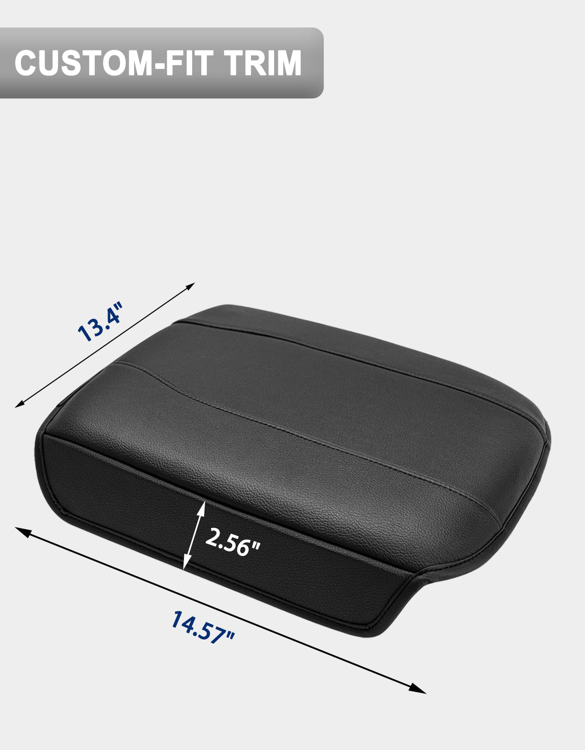 KBH Center Console Cushion Cover for  Bucket Seat 2019-2025 GMC Sierra 1500 2500 3500,2019-2025 Chevy Silverado 1500 2500 3500, 2021-2025 Tahoe/Suburban/Yukon