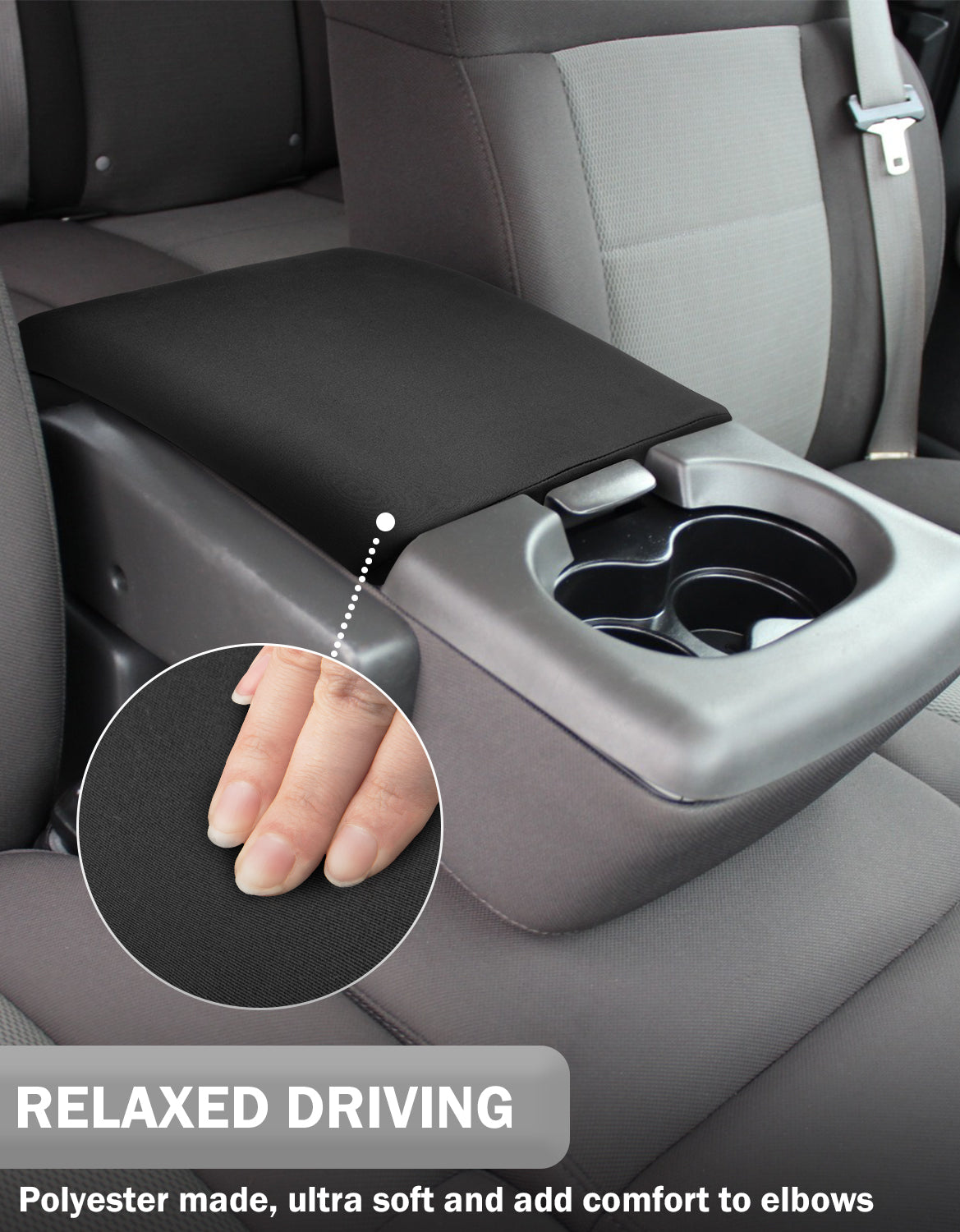 KBH Center Console Armrest Cover for Jump Seat 2004-2010 Ford F150