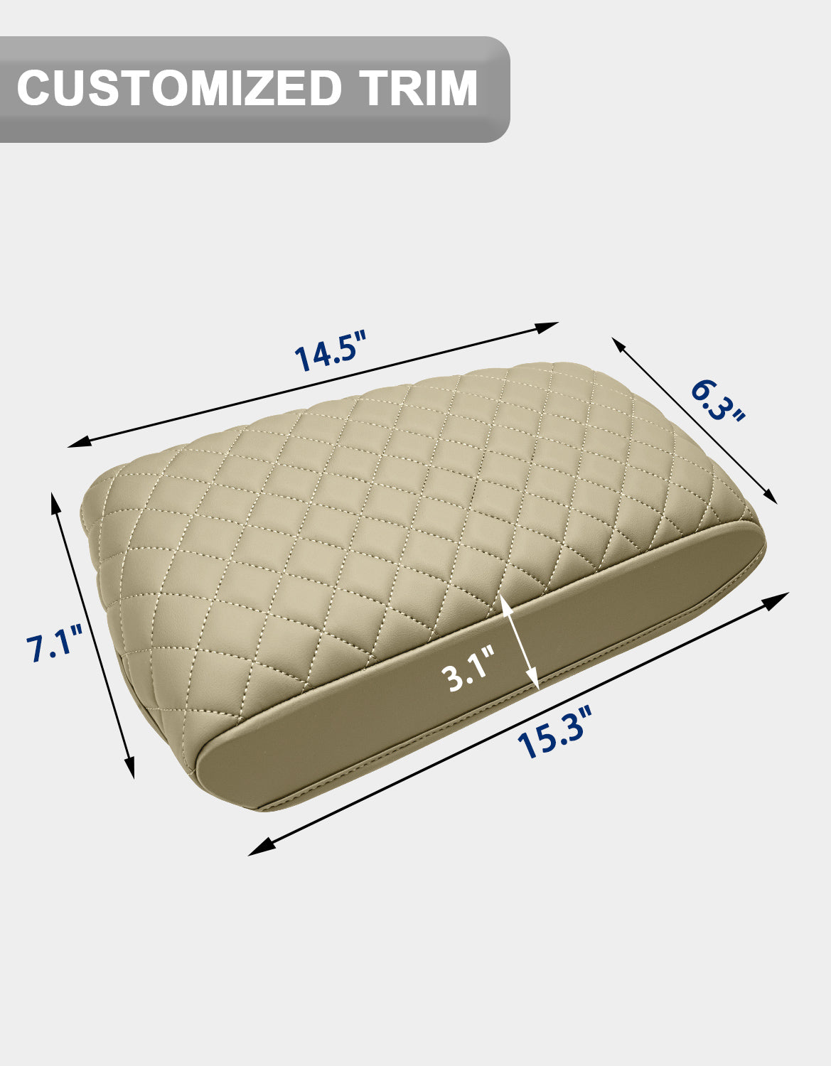 KBH Center Console Armrest Cover for Hyundai Sonata 2015-2019