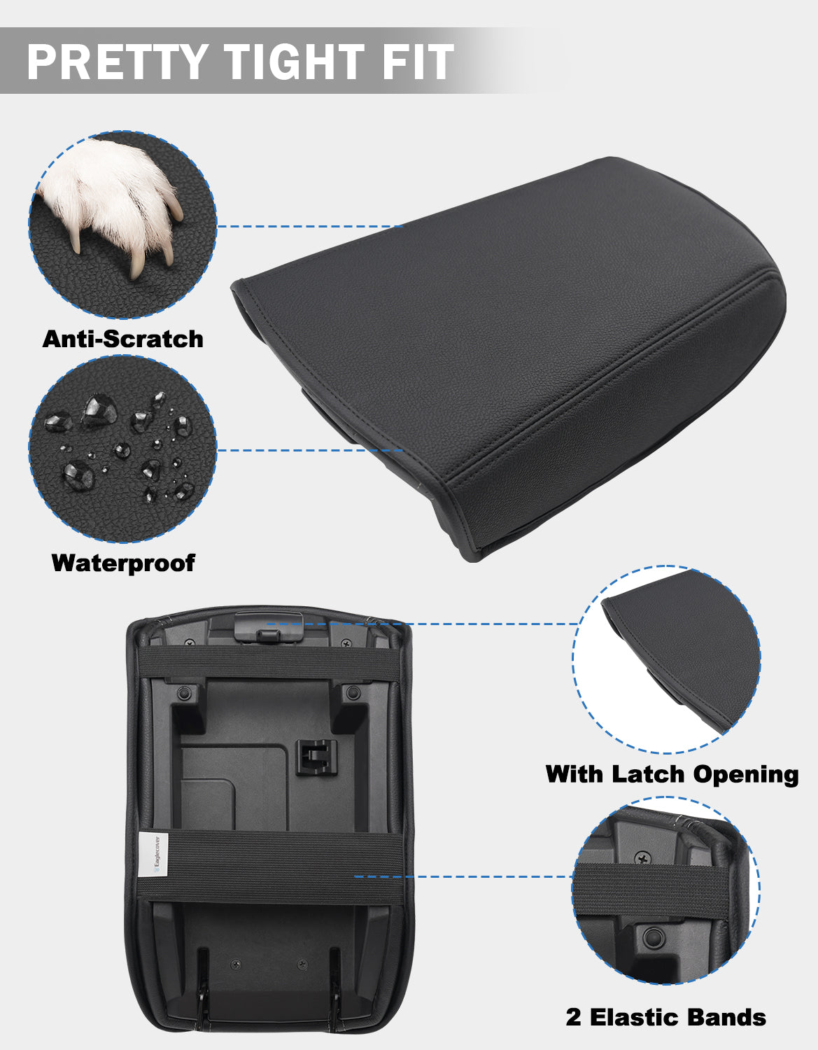 Center Console Armrest Cover for Nissan Maxima 2016-2024