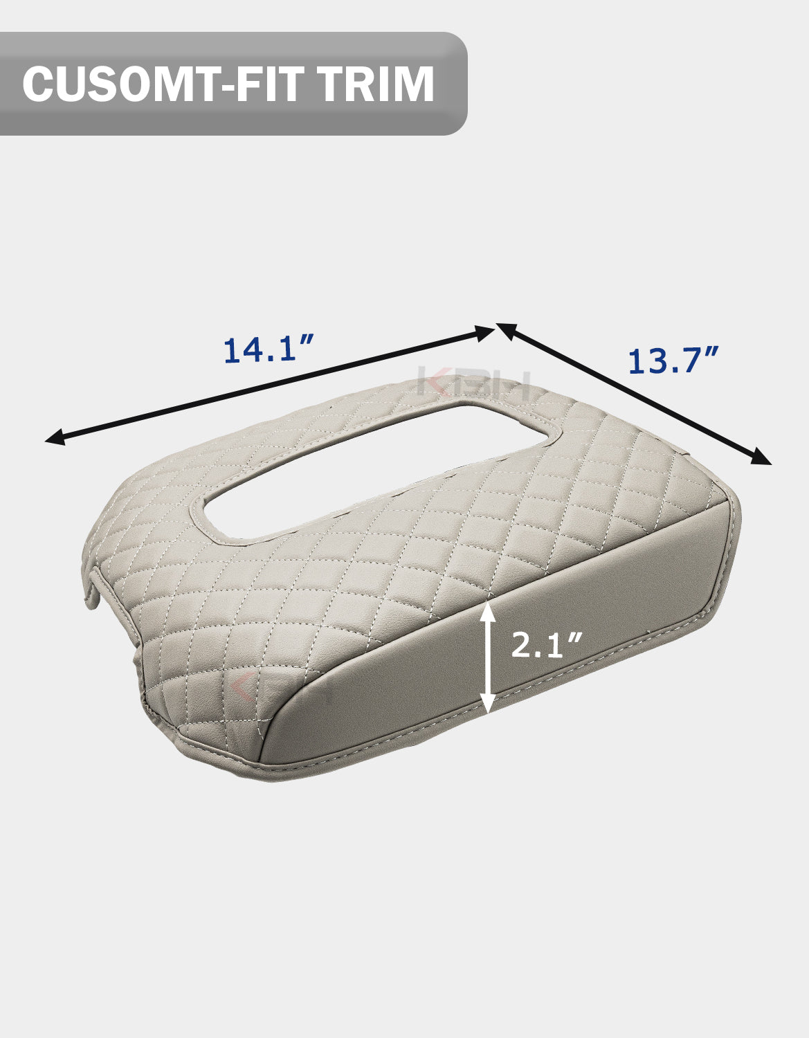 Center Console Armrest Cover Pad Cushion Protector for Cadillac Escalade 2015-2020
