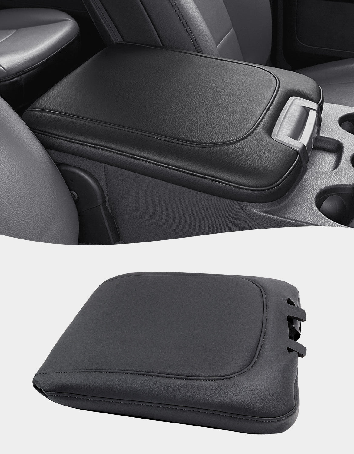 KBH Easy Installation Center Console Cover Replacement for Jump Seat 2013-2018 Dodge Ram 1500,2013-2025 Dodge Ram 1500Classic,2013-2025 Dodge Ram 2500 3500