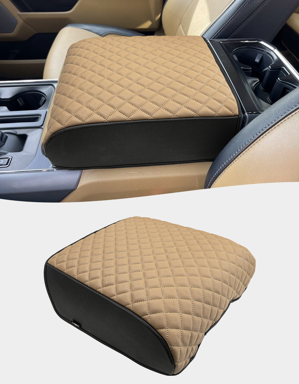 Center Console Armrest Cover Pad for Bucket Seat 2021-2026 Ford F-150