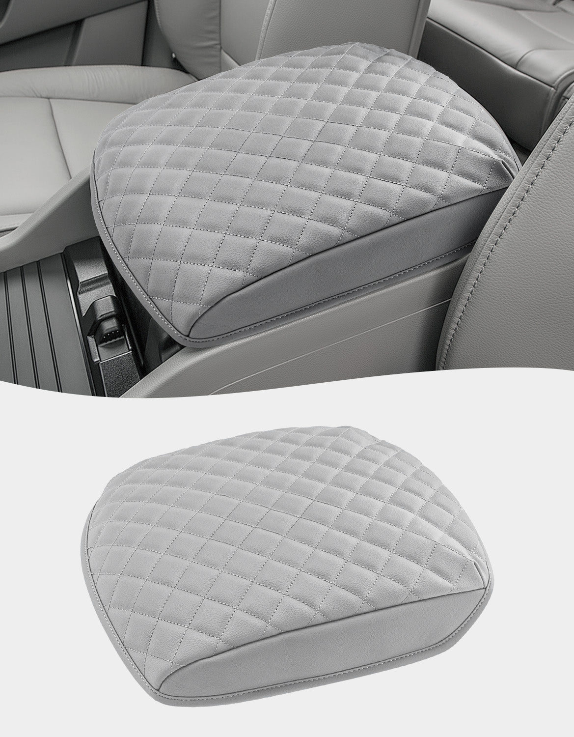 KBH Center Console Armrest Cover Cushion Pad Protector for Honda Pilot 2009-2015
