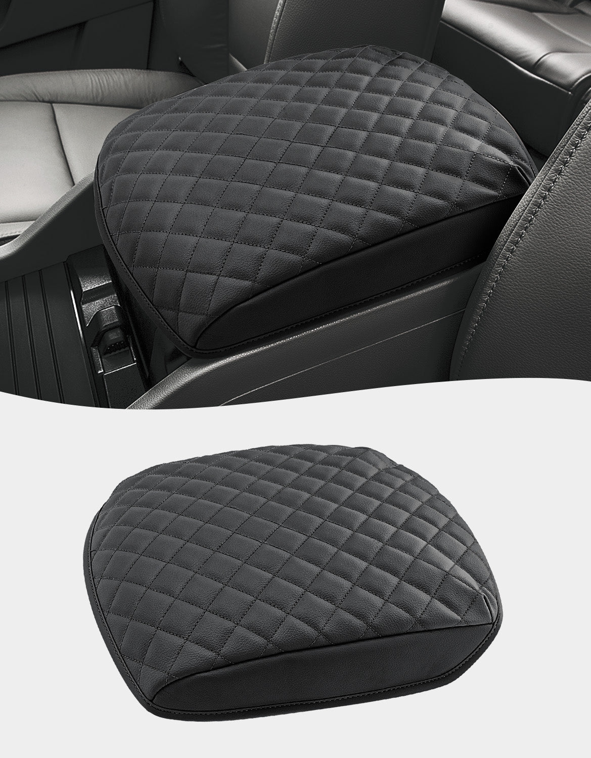 KBH Center Console Armrest Cover Cushion Pad Protector for Honda Pilot 2009-2015