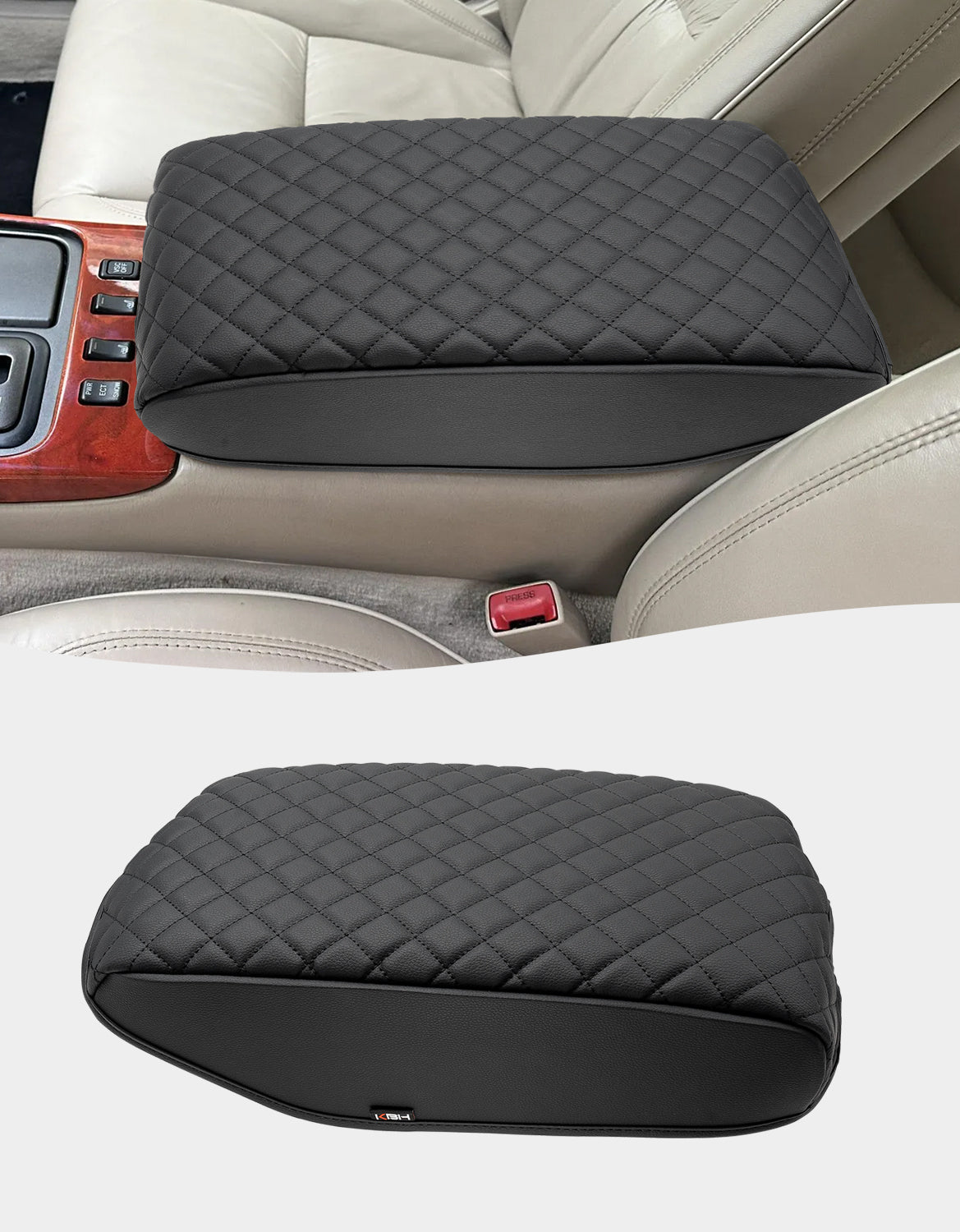 KBH Center Console Armrest Cover Pad for 1998-2005 Lexus GS300 GS400 GS430