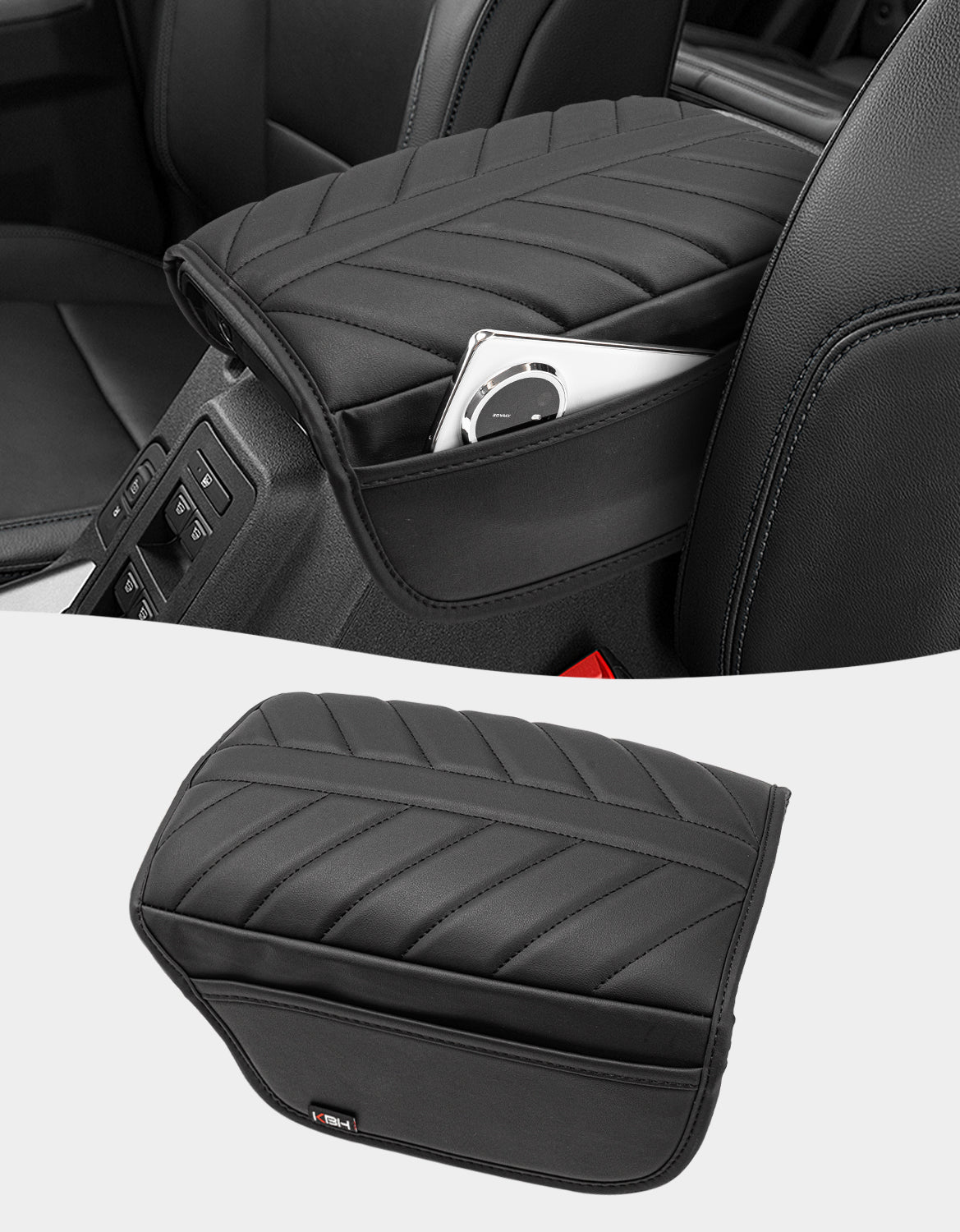 Center Console Armrest Cover Pad for 2021-2026 Ford Bronco