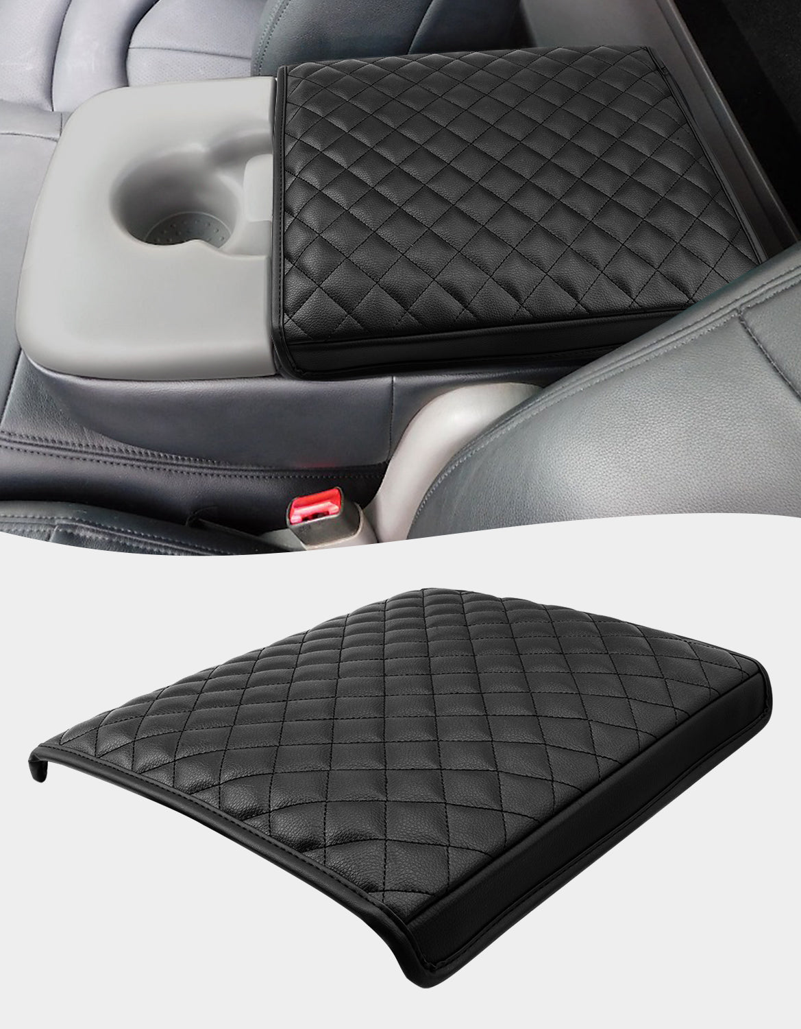 KBH Center Console Armrest Cover Pad for jump Seat 1997-2003 Ford F150