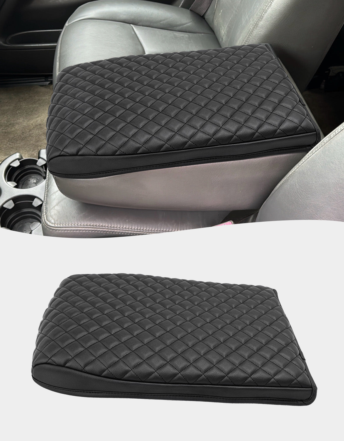 KBH Center Console Armrest Cover for Jump Seat 1999-2007 Chevy Silverado 1500 2500 3500,1999-2007 GMC Sierra 1500 2500 3500,2002-2006 Avalanche & Suburban & Tahoe