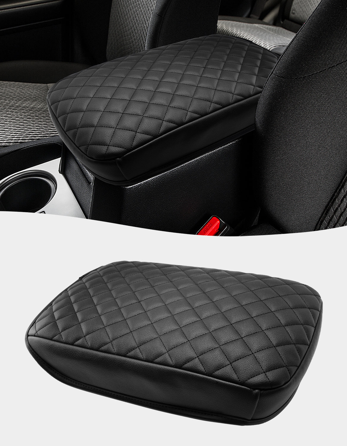KBH Center Console Armrest Cover Cushion Pad Protector for 2010-2024 Toyota 4Runner