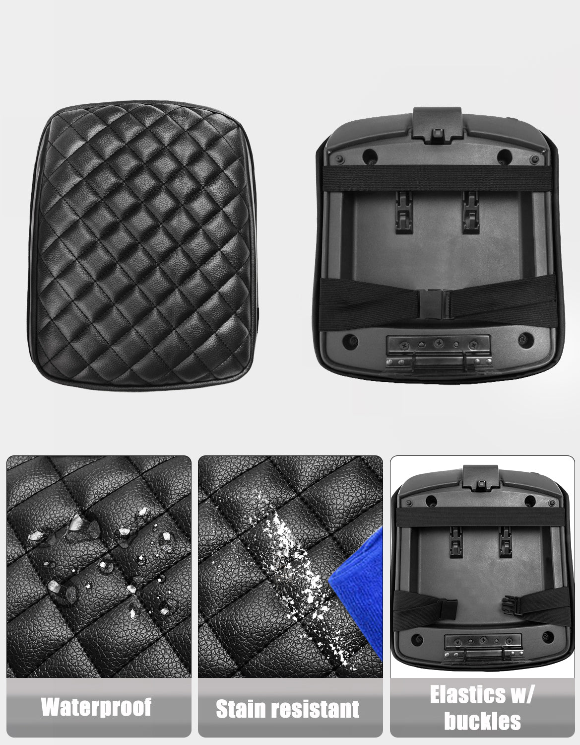 KBH Center Console Cover for 2005-2015 Nissan Xterra, 2005-2021 Nissan Frontier