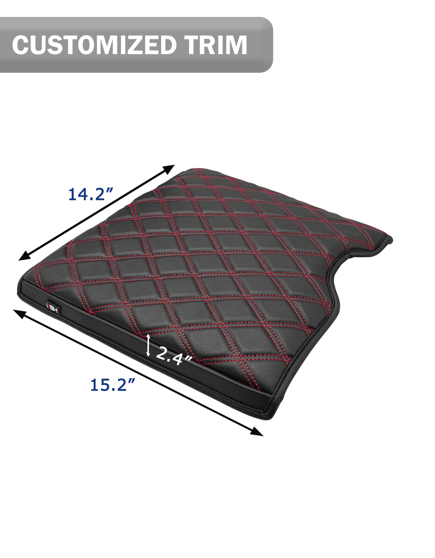 KBH Center Console Armrest Cover Pad for Jump Seat 2015-2025 Ford F150, 2017-2025 Ford F250 F350 F450 F550 Super Duty