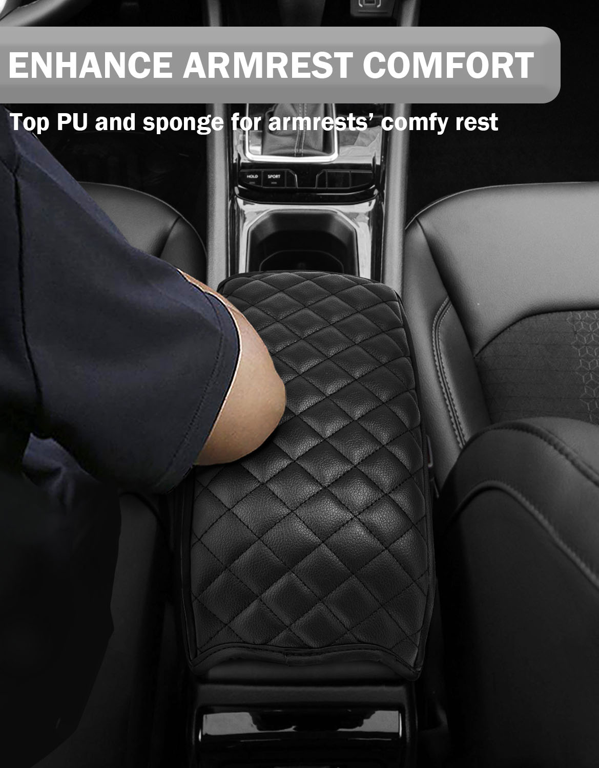 KBH Center Console Cover for 2017-2021 Jeep Compass