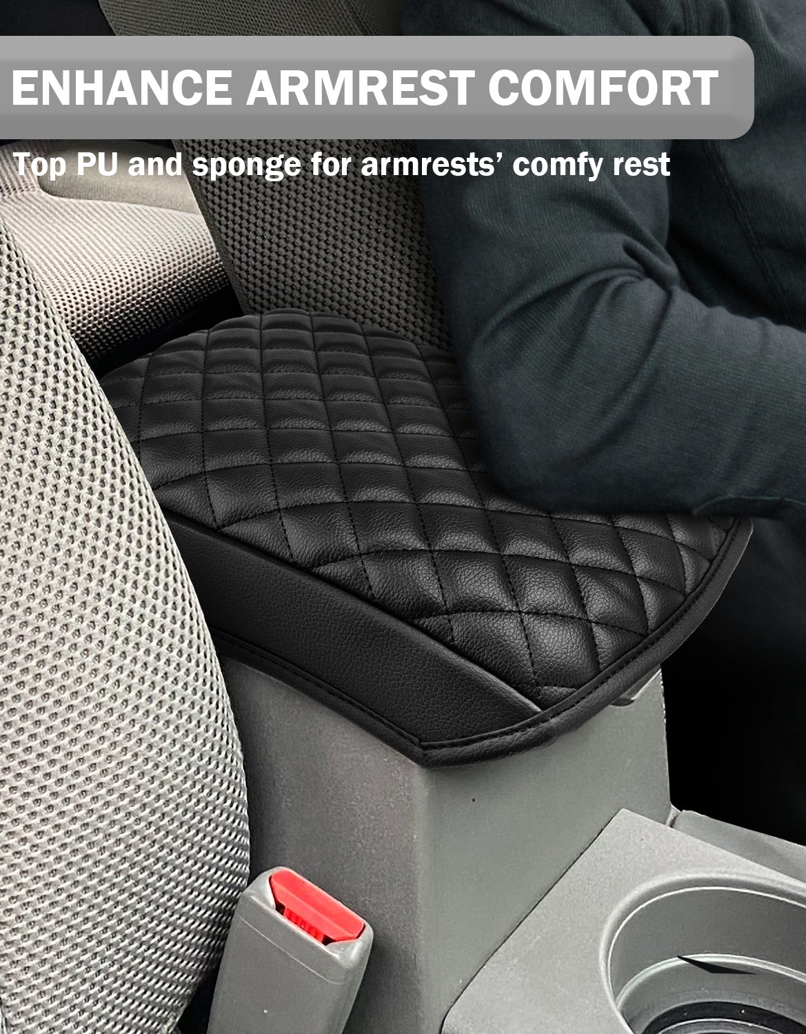 KBH Center Console Cover for 2005-2015 Nissan Xterra, 2005-2021 Nissan Frontier