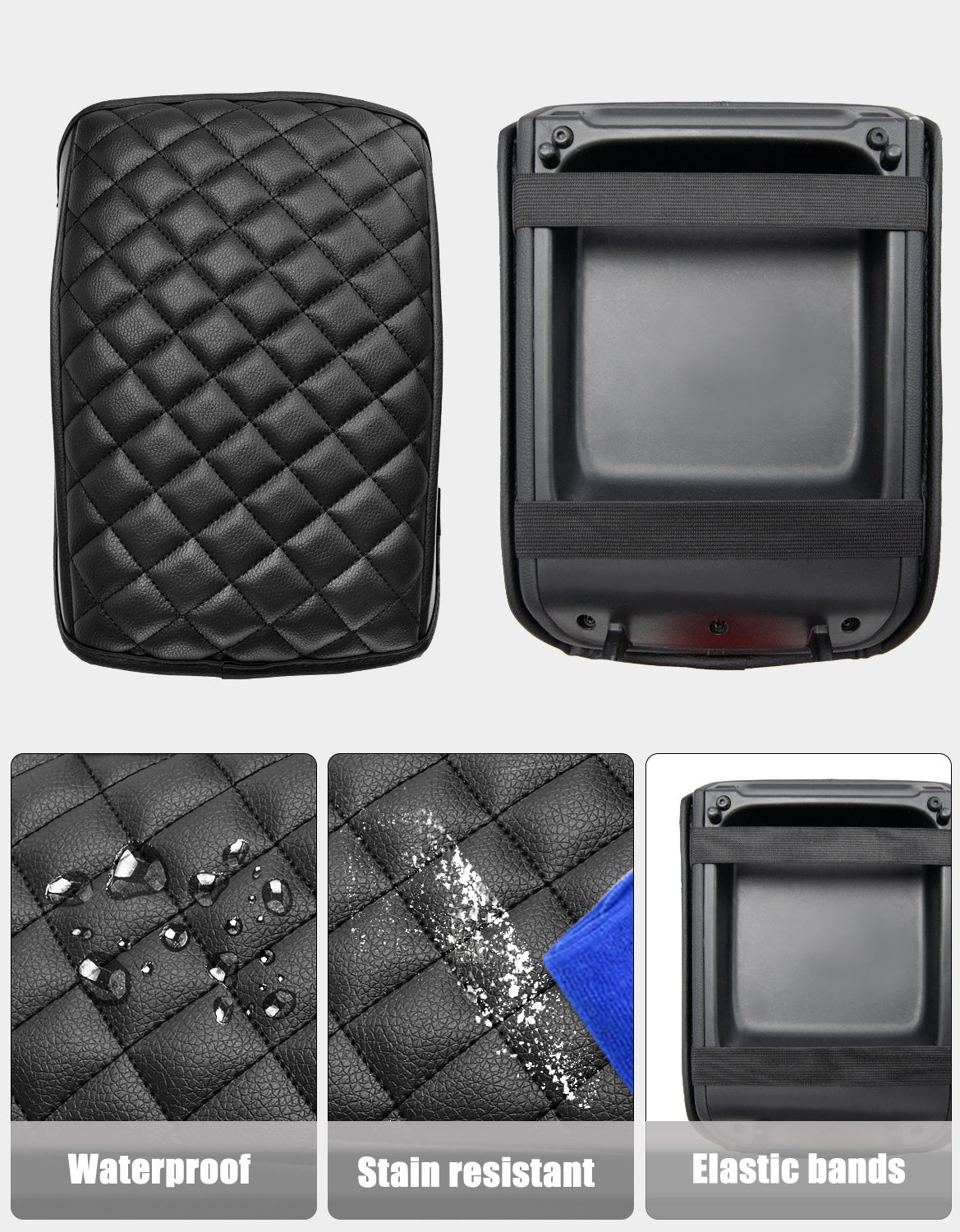 KBH Center Console Armrest Cover for Hyundai Tucson 2022-2024