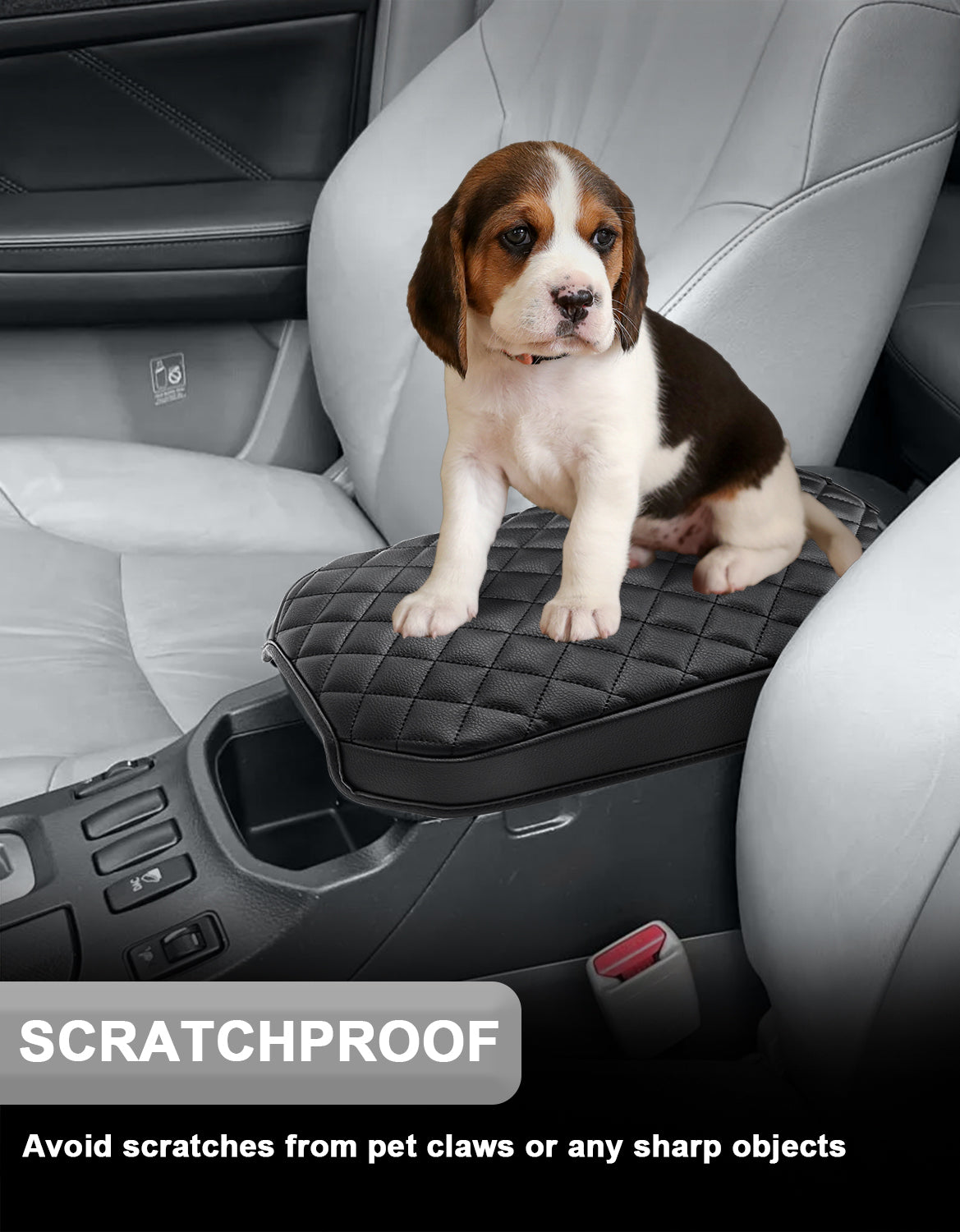 KBH Center Console Armrest Cover Cushion Pad for 2003-2009 Toyota 4Runner