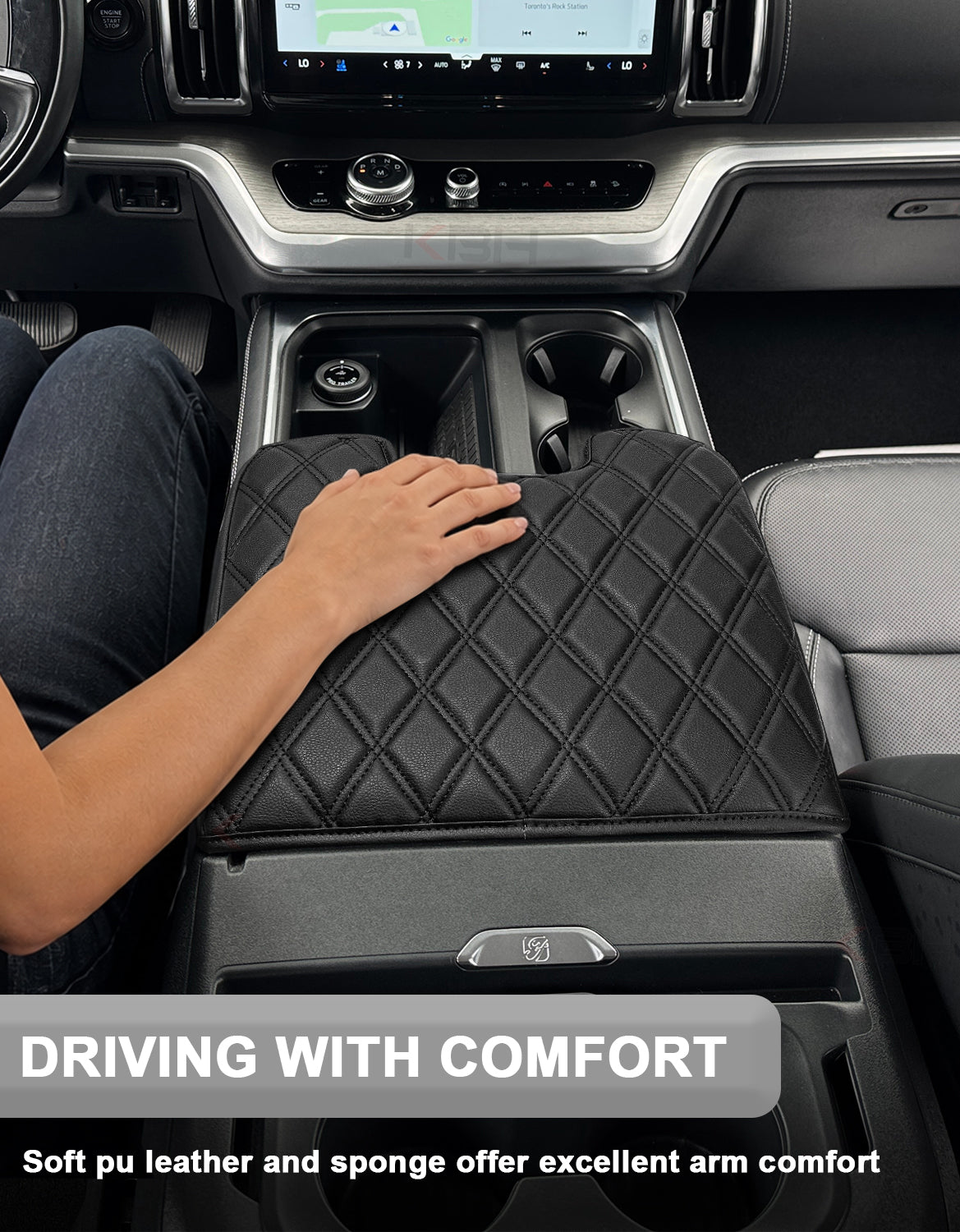 Center Console Armrest Cover Pad for Bucket Seat 2025 2026 Ford Expedition