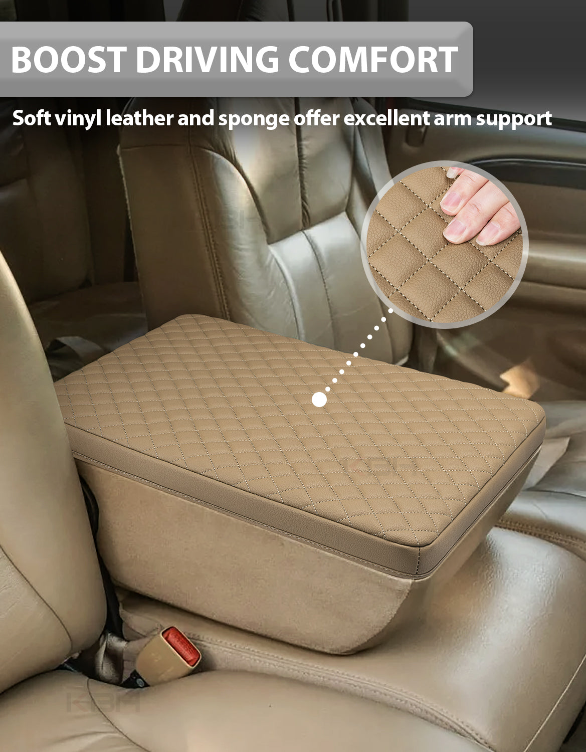 Center Console Armrest Cover for Jump Seat 1994-2001 Dodge Ram 1500 2500 3500