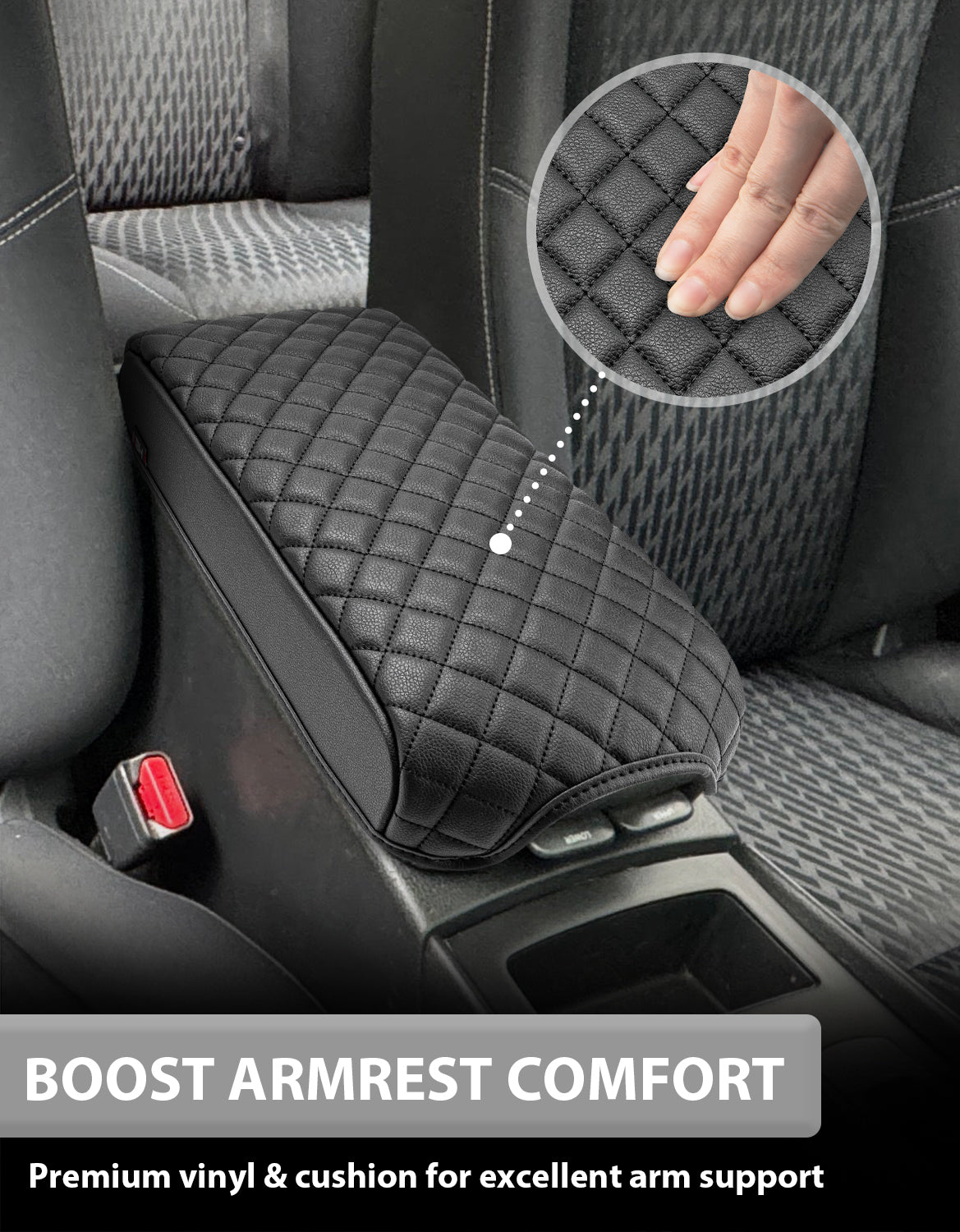 Center Console Armrest Cover Pad for 2009-2014 Nissan Maxima,2013-2018 Nissan Altima