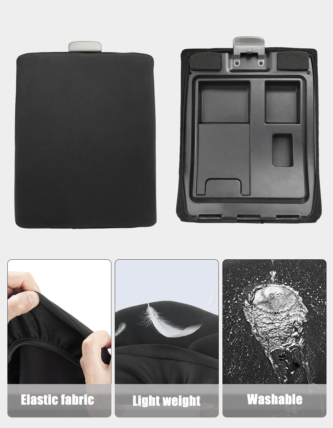 KBH Center Console Armrest Cover for Jump Seat 2004-2010 Ford F150