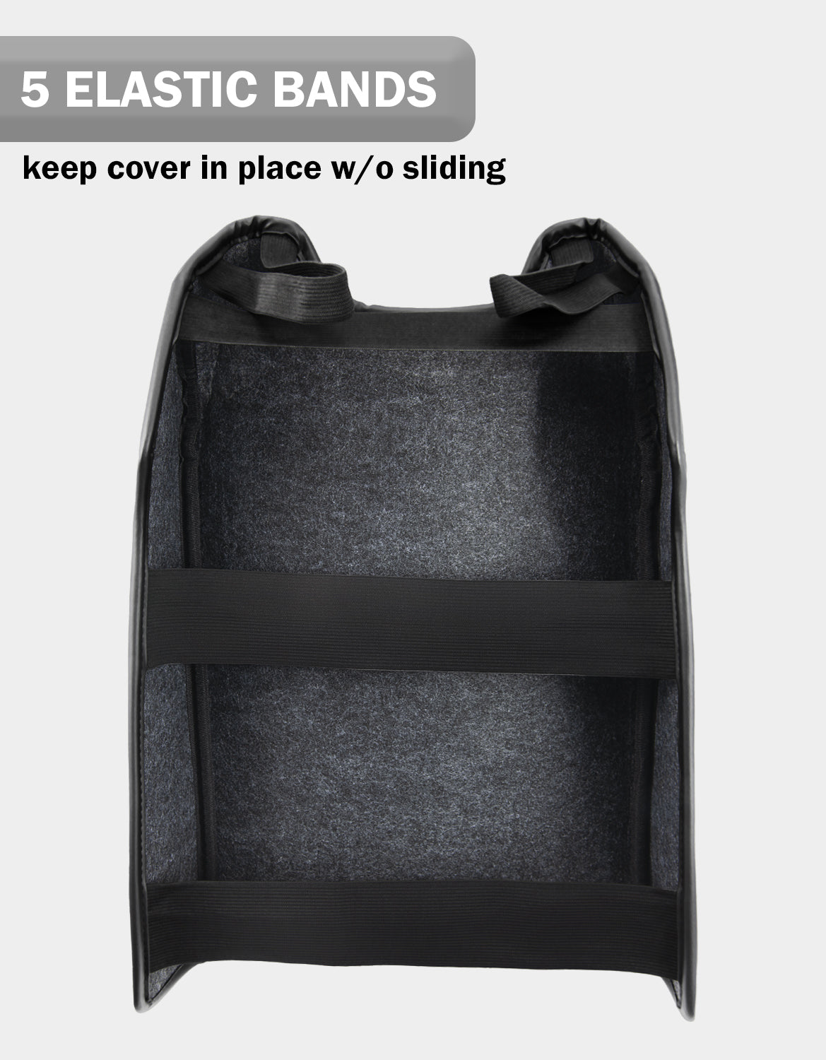 KBH Center Console Armrest Cover Pad for Bucket Seat 2015-2020 Ford F150, 2017-2022 F250 F350 F450 F550 Super Duty, 2018-2024 Ford Expedition
