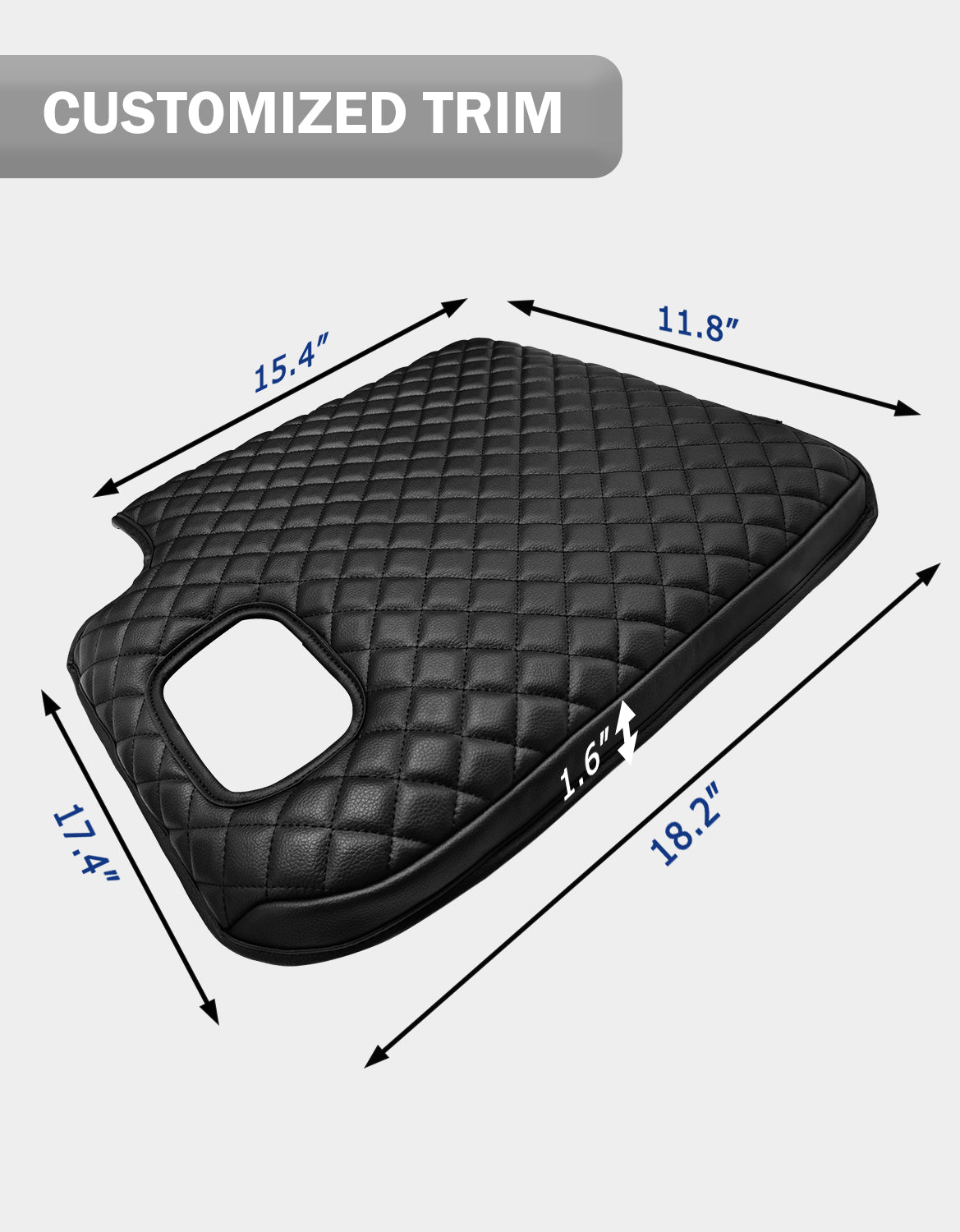 KBH Center Console Armrest Cover Pad for Jump Seat 1999-2001 Ford F250 F350 F450 Super Duty