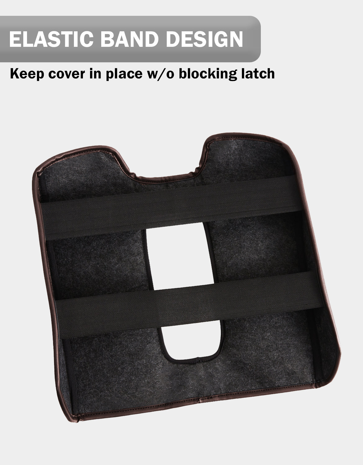 KBH Center Console Armrest Cover Pad for Bucket Seat 2014-2018 Chevy Silverado 1500 2500 3500,2014-2018 GMC Sierra 1500 2500 3500,2015-2020 Tahoe/Yukon/Suburban