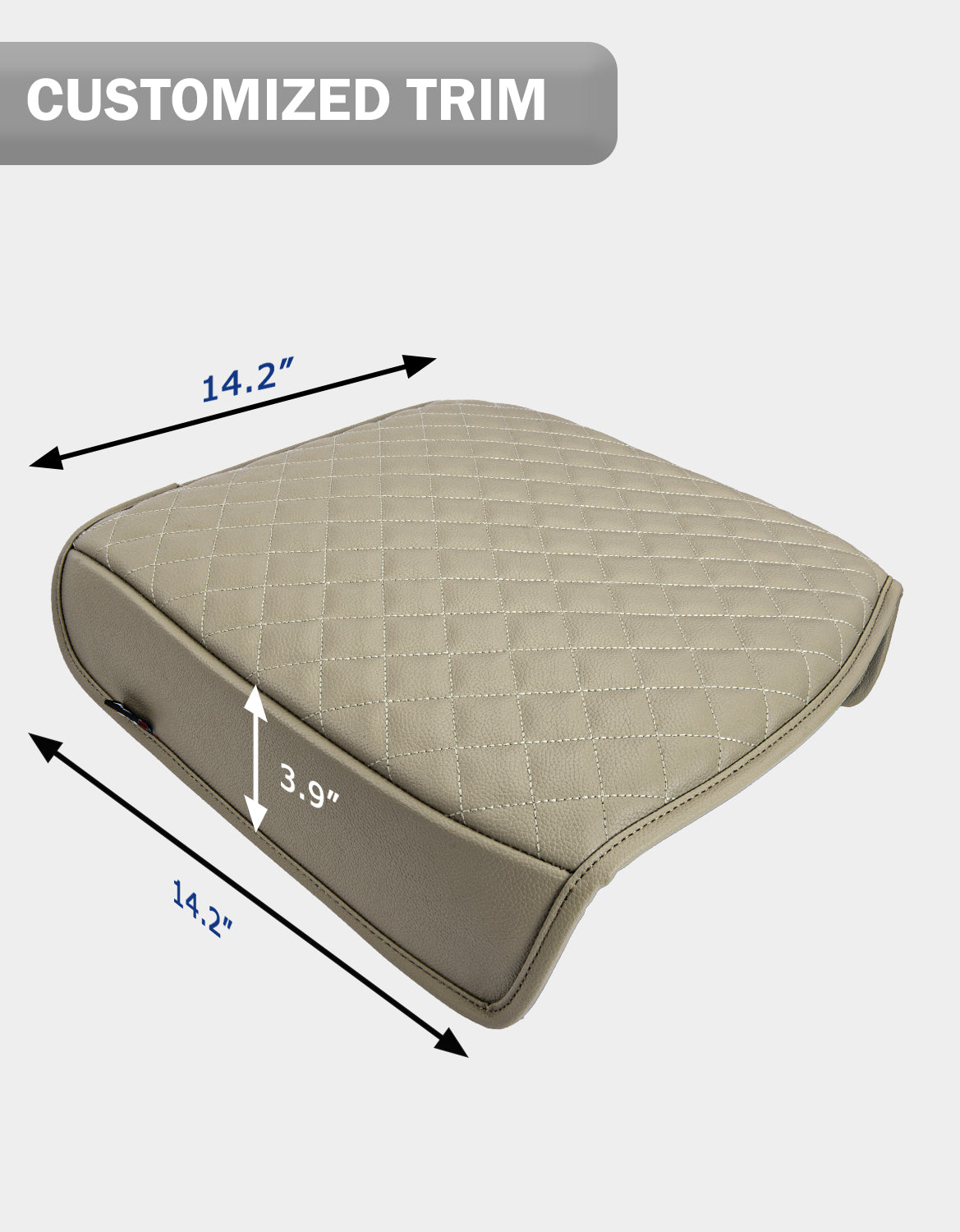 KBH Center Console Armrest Cover Pad for Bucket Seat 2007-2014 Chevy Silverado 1500 2500 3500,2007-2014 Chevy Avalanche & Suburban & Tahoe,2007-2014 GMC Sierra 1500 2500 3500,2007-2014 GMC Yukon