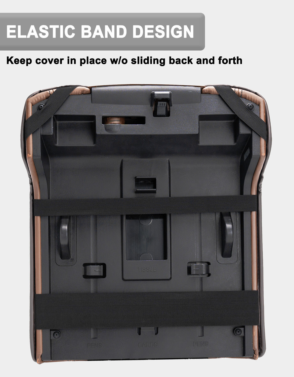 KBH Center Console Cover Pad for Bucket Seat 2011-2016 Ford F250 F350 F450 F550 Super Duty