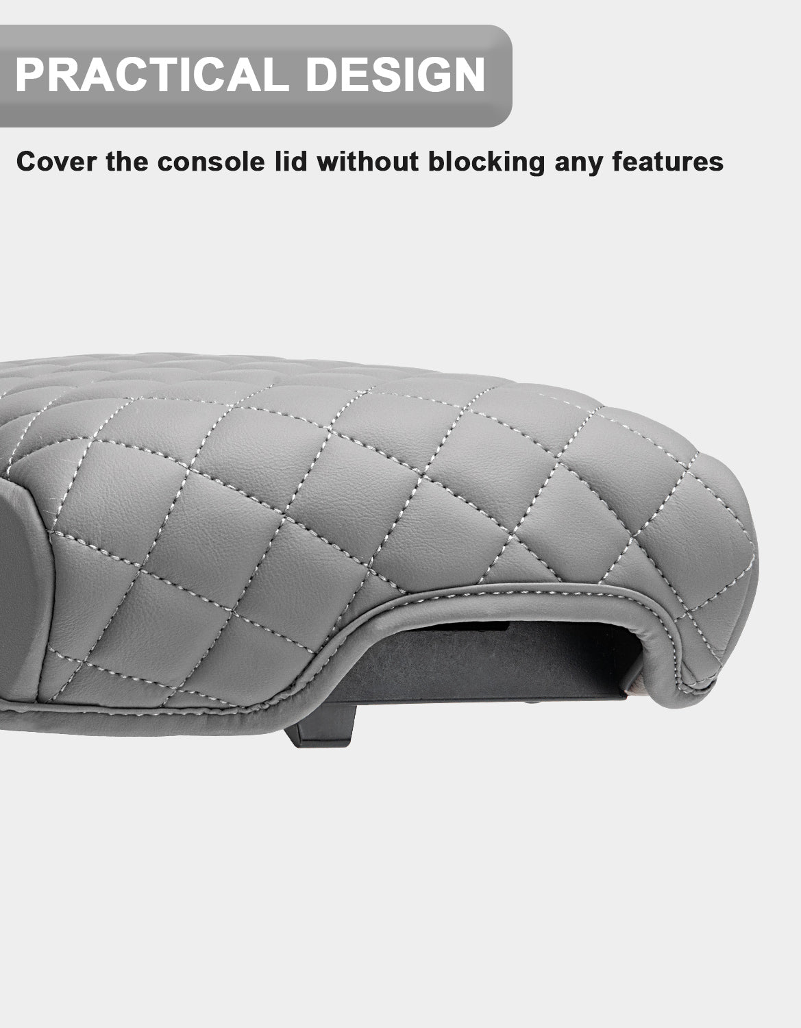 KBH Center Console Armrest Cover for Hyundai Sonata 2015-2019