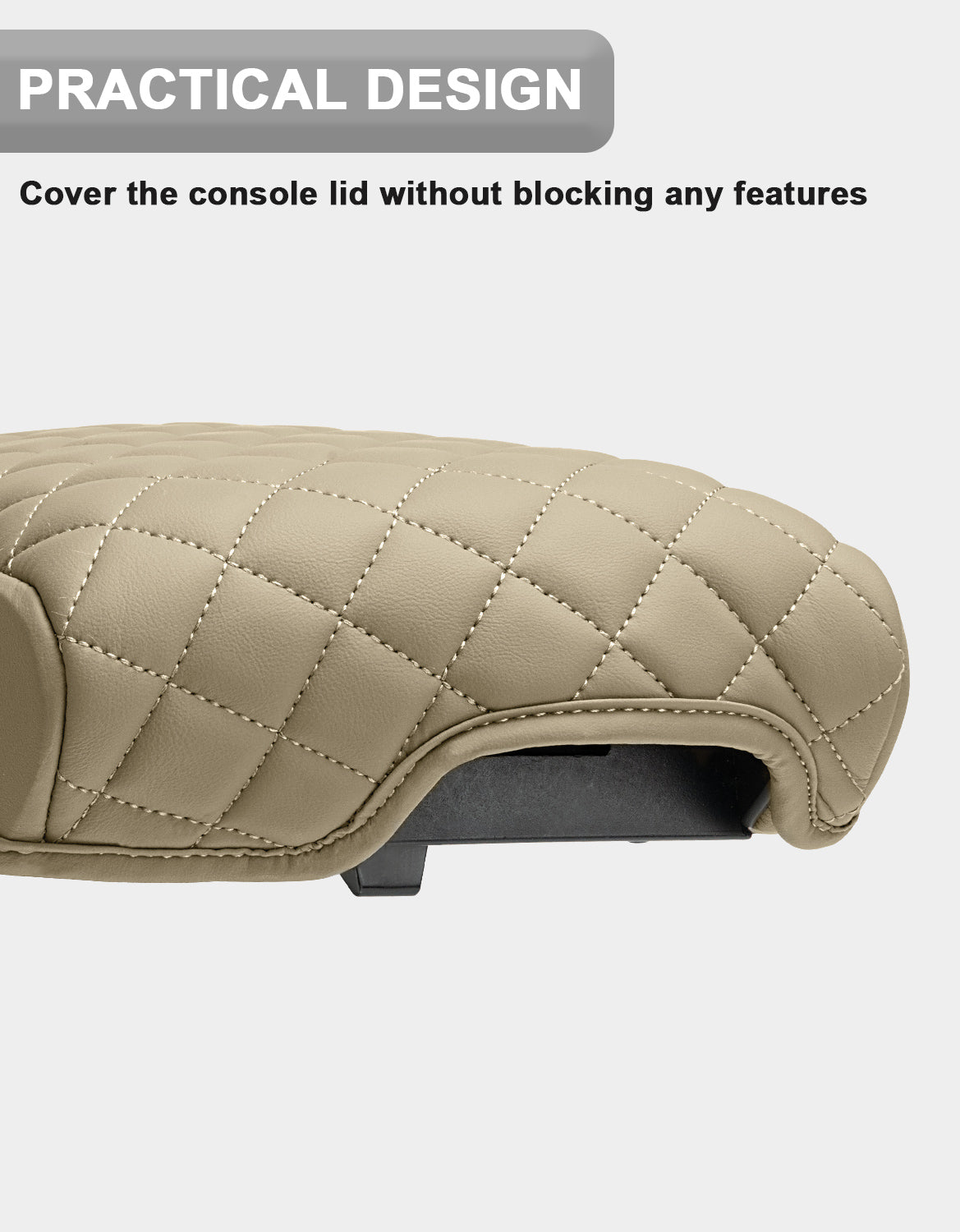 KBH Center Console Armrest Cover for Hyundai Sonata 2015-2019