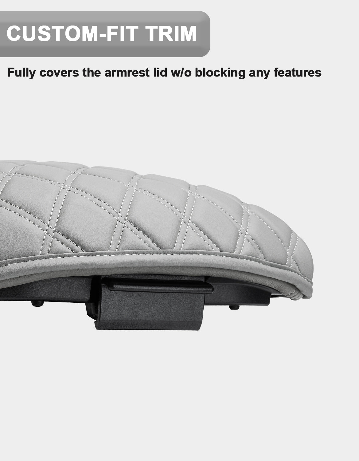 Center Console Armrest Cover Cushion Pad Protector for Honda Pilot 2009-2015