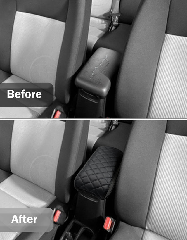 KBH Black Center Console Armrest Cover for 2012-2019 Toyota Prius C