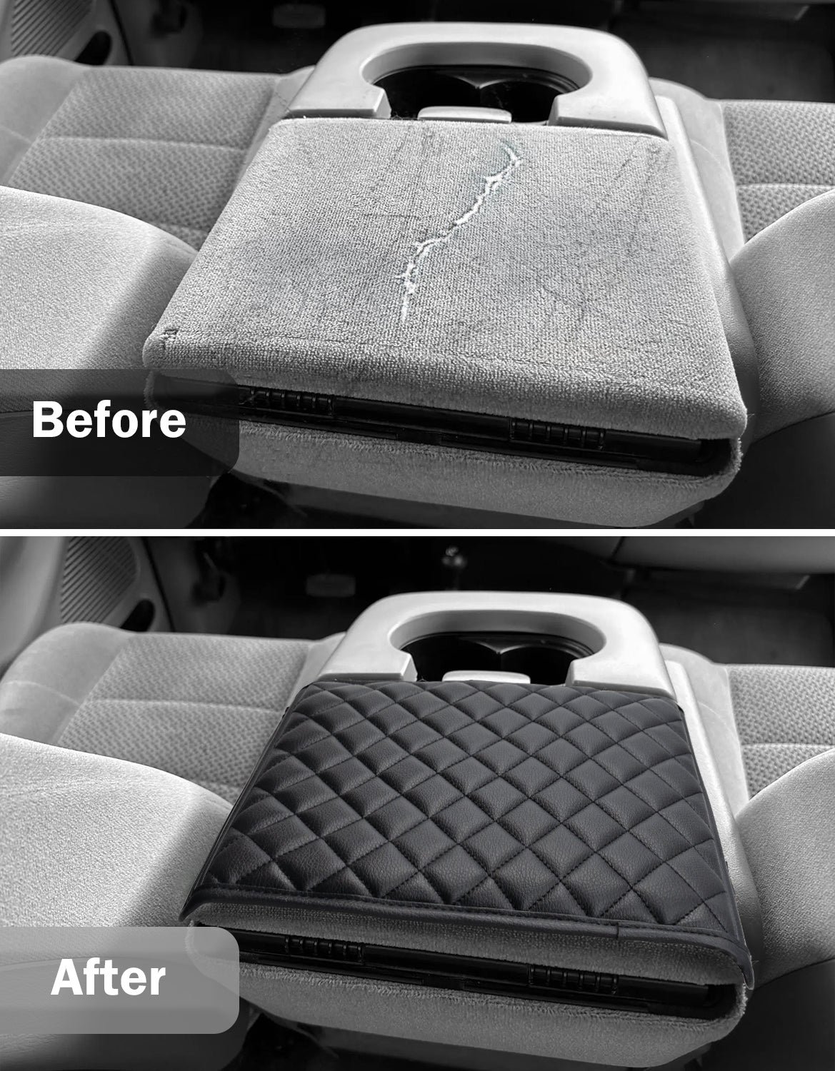 KBH Center Console Armrest Cover Pad for Jump Seat 1999-2003 Ford F150