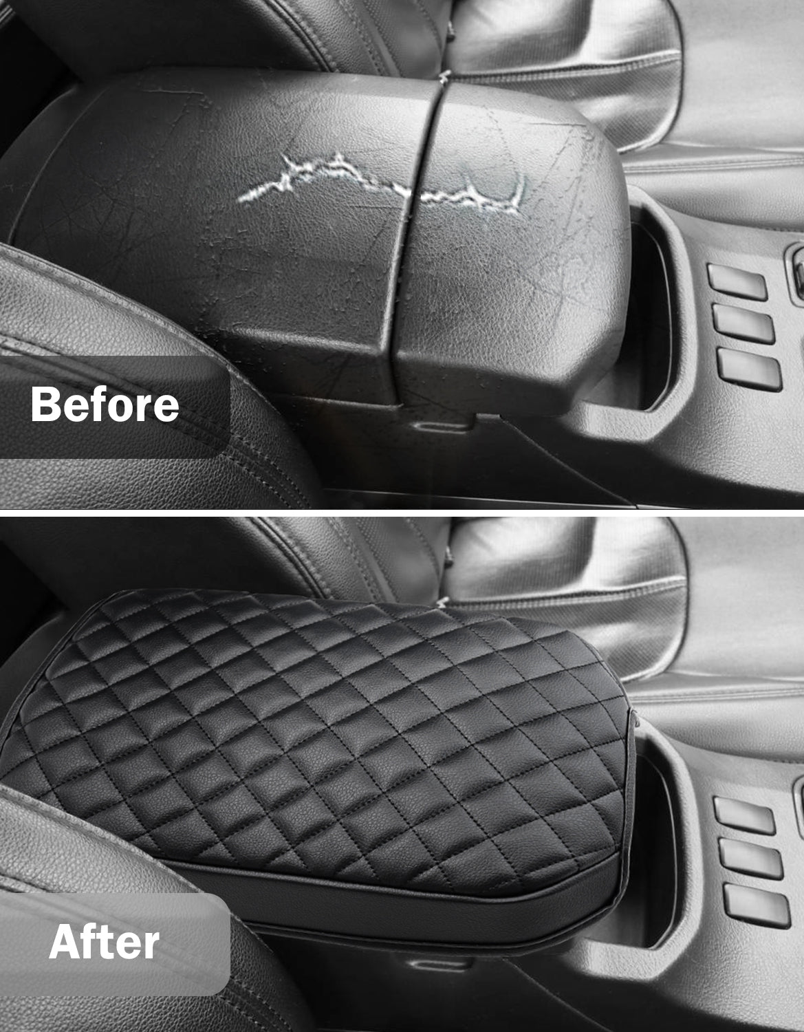 KBH Center Console Armrest Cover Cushion Pad for 2003-2009 Toyota 4Runner