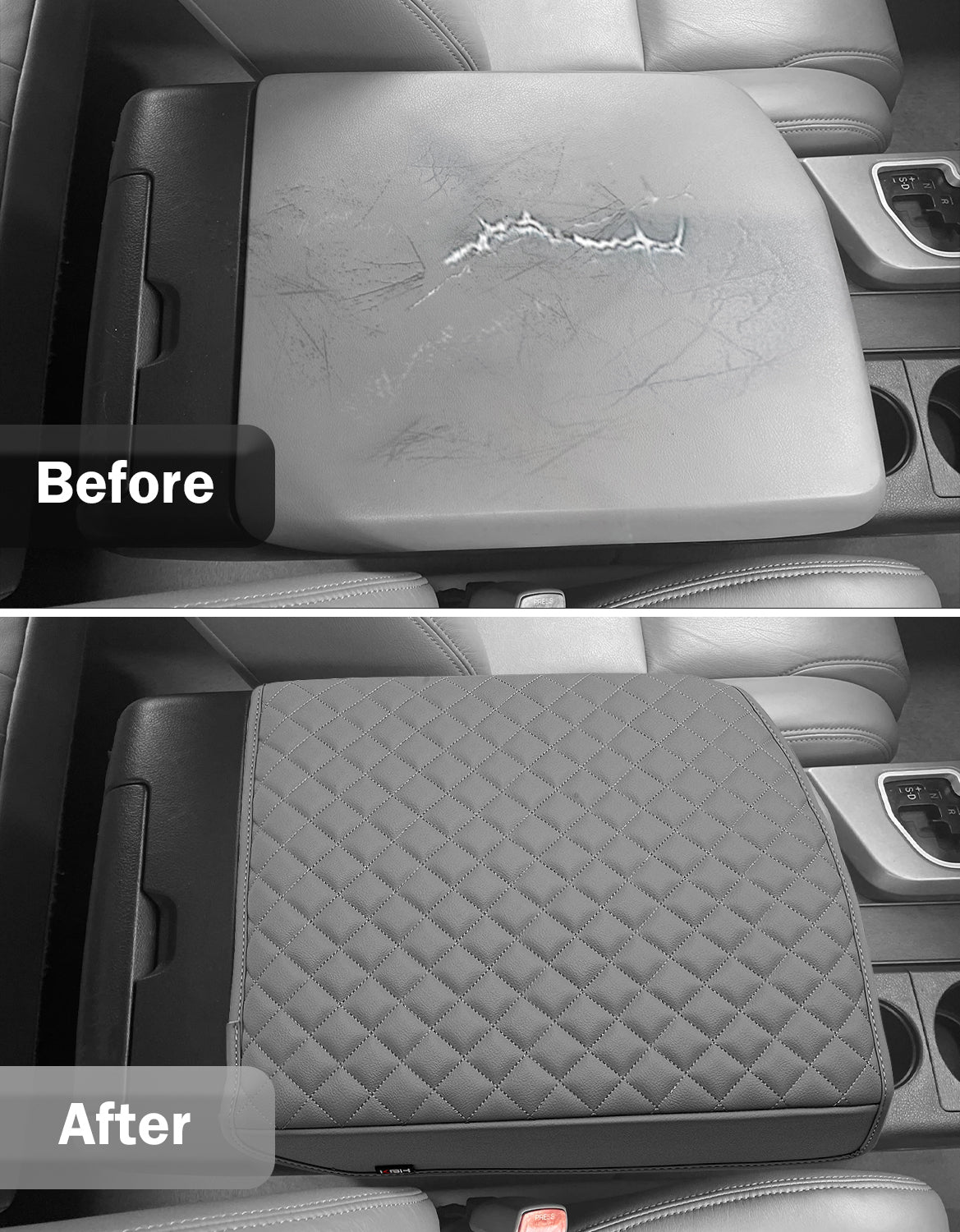 KBH Center Console Armrest Cover Cushion Pad Protector for 2007-2013 Toyota Tundra,2008-2022 Toyota Sequoia