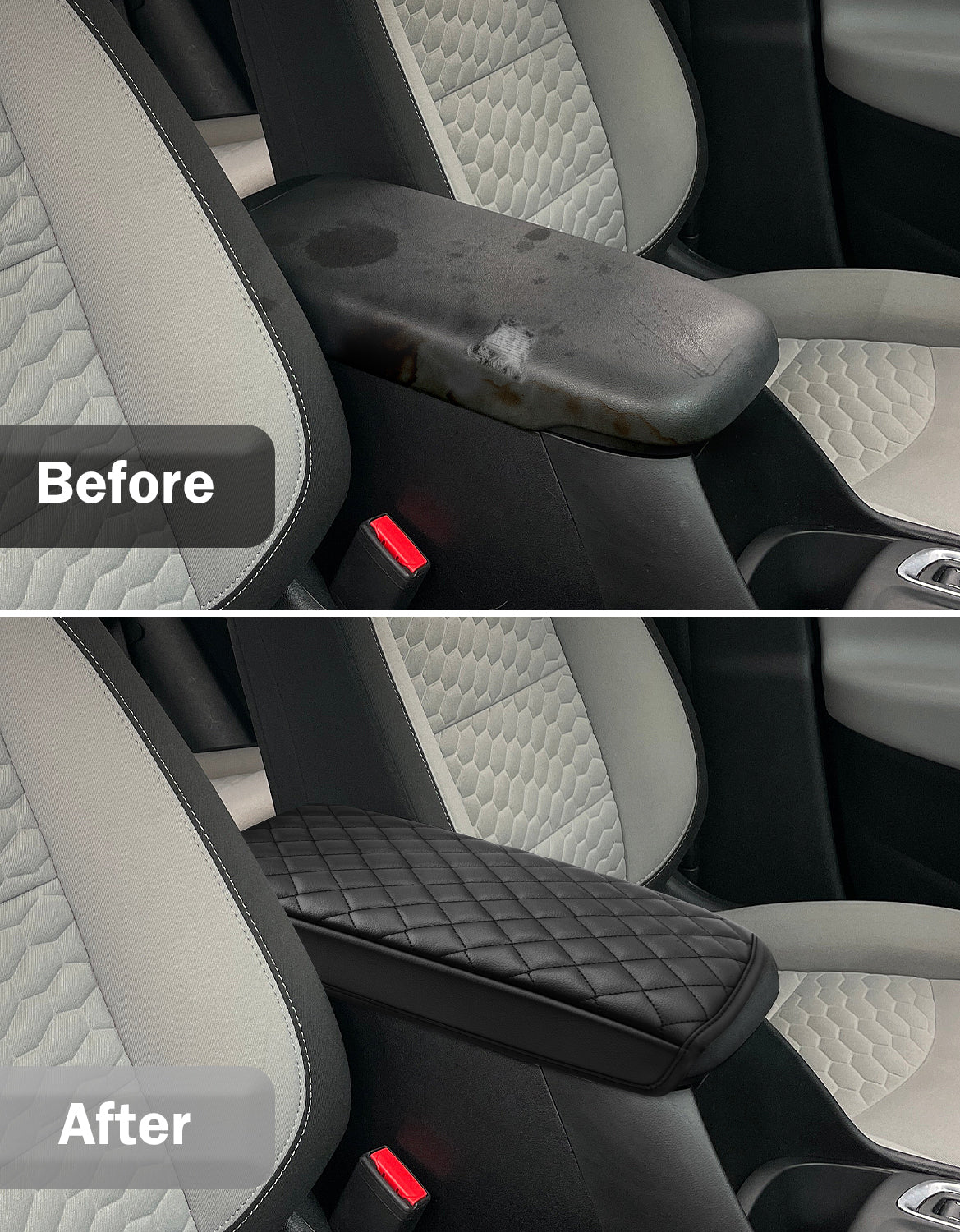 KBH Center Console Armrest Cover Cushion Pad Protector for 2018-2024 Chevy Equinox,2018-2024 GMC Terrain