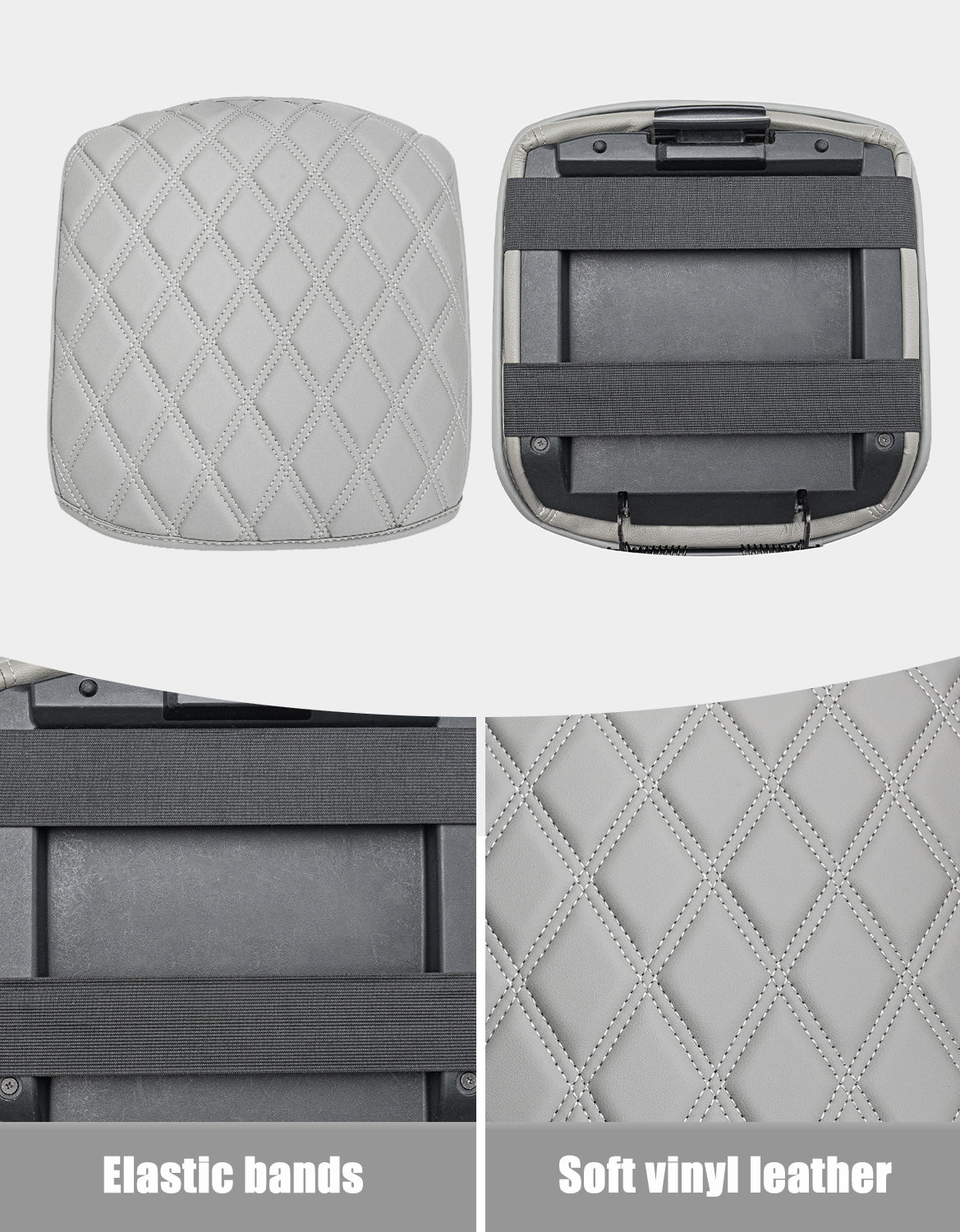Center Console Armrest Cover Cushion Pad Protector for Honda Pilot 2009-2015