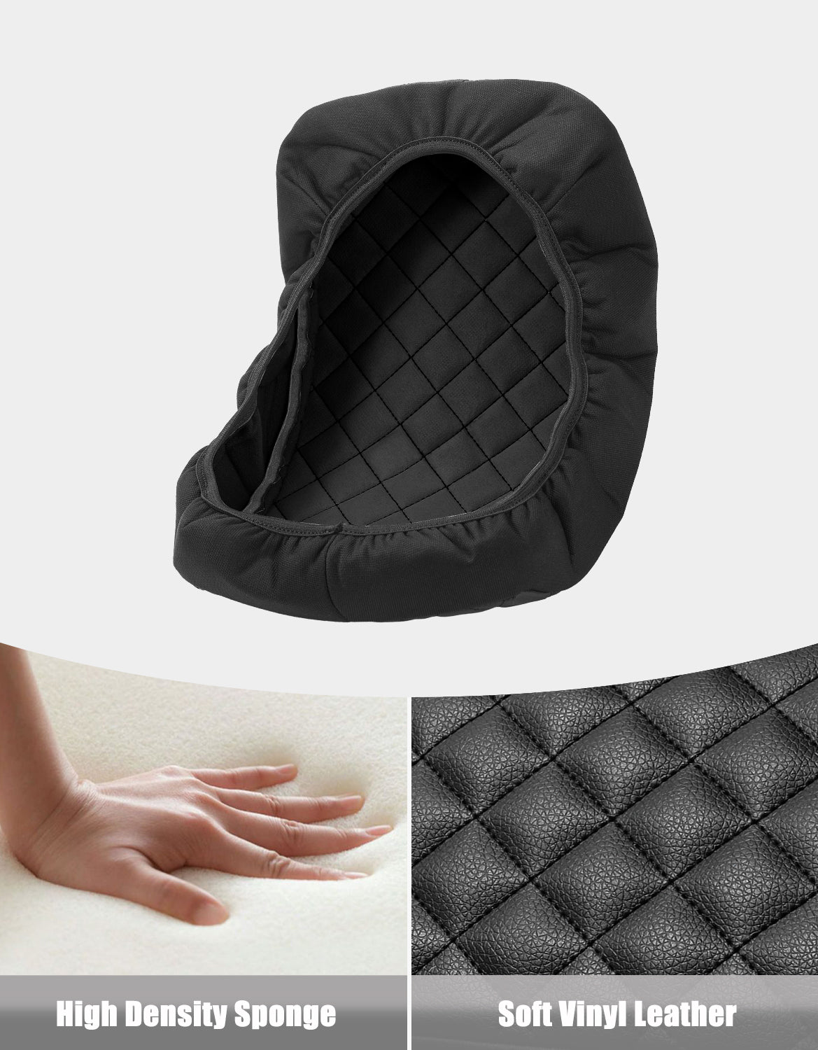 KBH Center Console Armrest Covering Pad Cushion Protector for Toyota Avalon 2005-2012