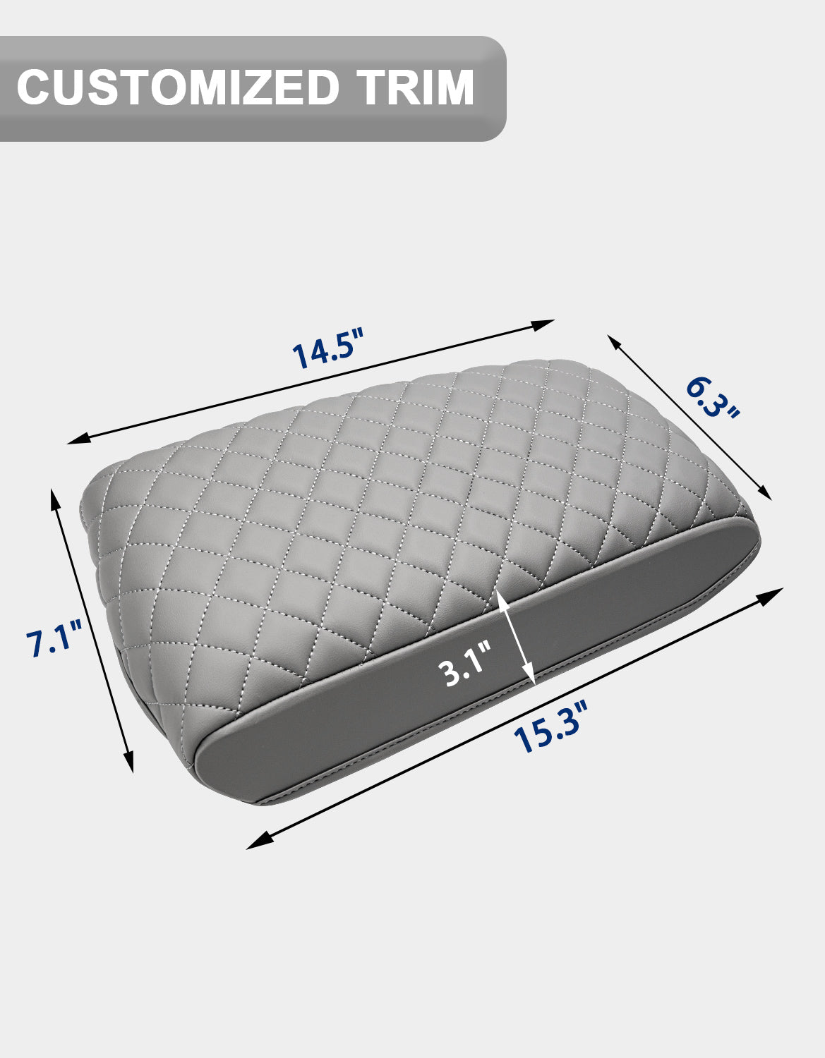 KBH Center Console Armrest Cover for Hyundai Sonata 2015-2019