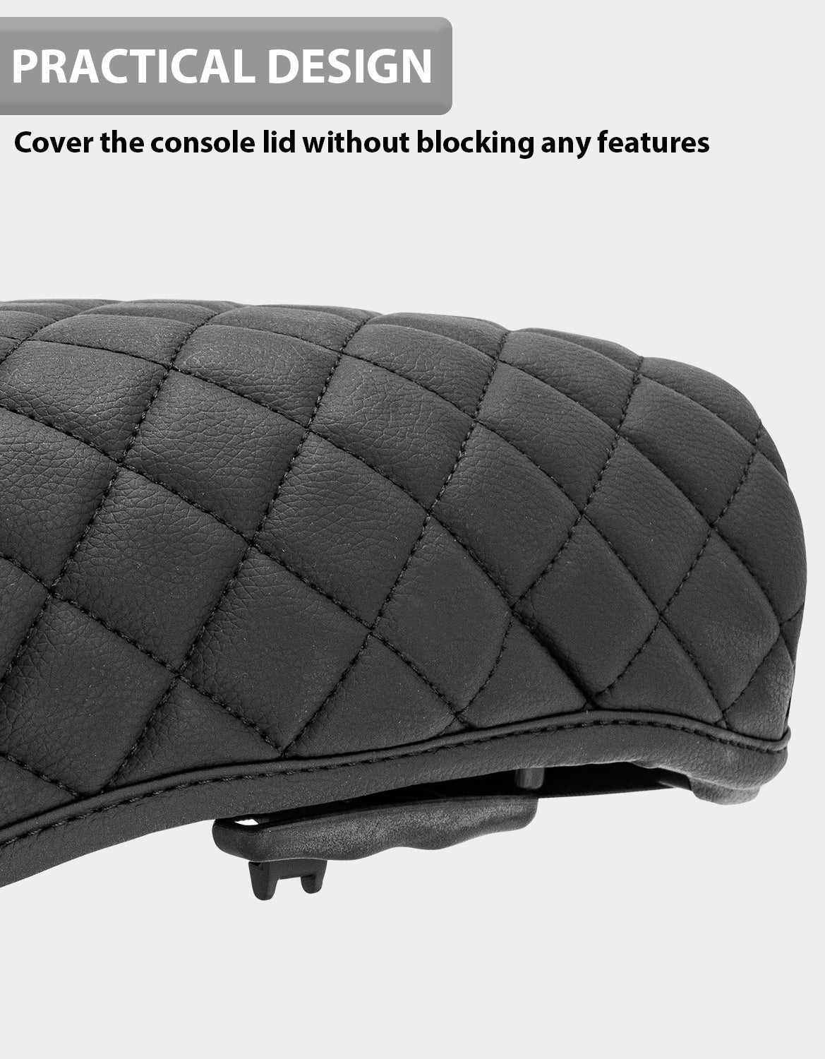 KBH Center Console Armrest Cover for 2005-2010 Jeep Grand Cherokee,2005-2010 Jeep Commander