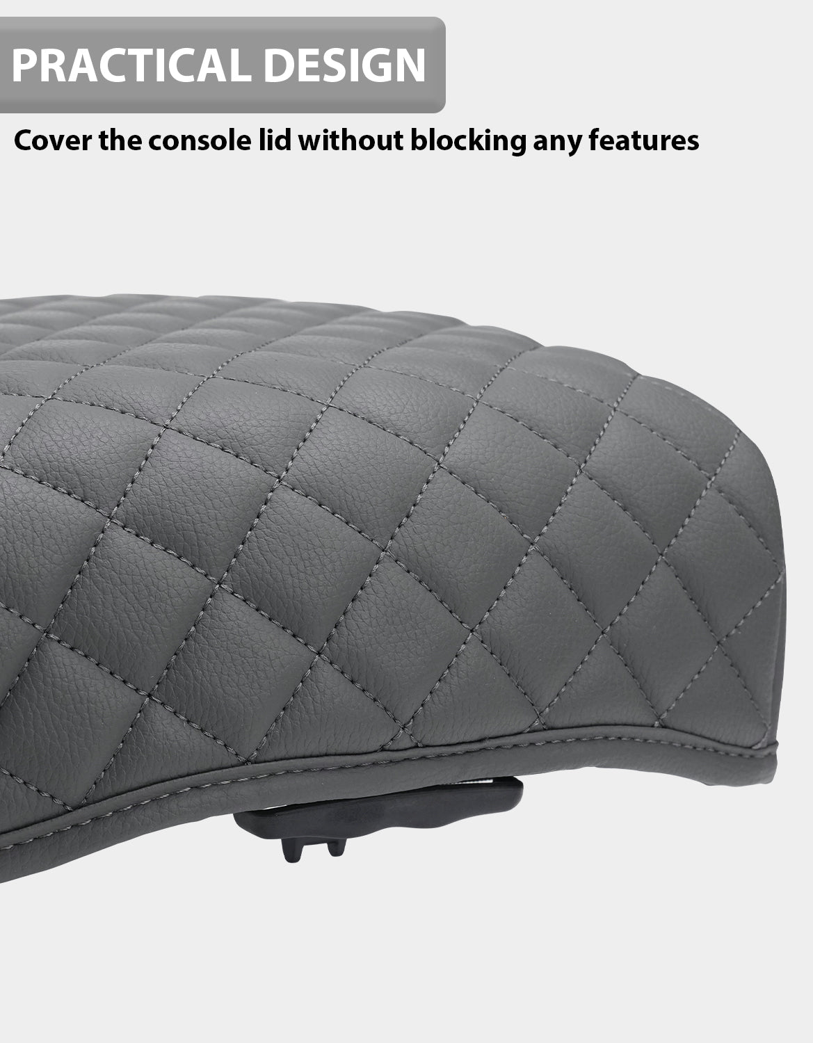 KBH Center Console Armrest Cover for 2005-2010 Jeep Grand Cherokee,2005-2010 Jeep Commander