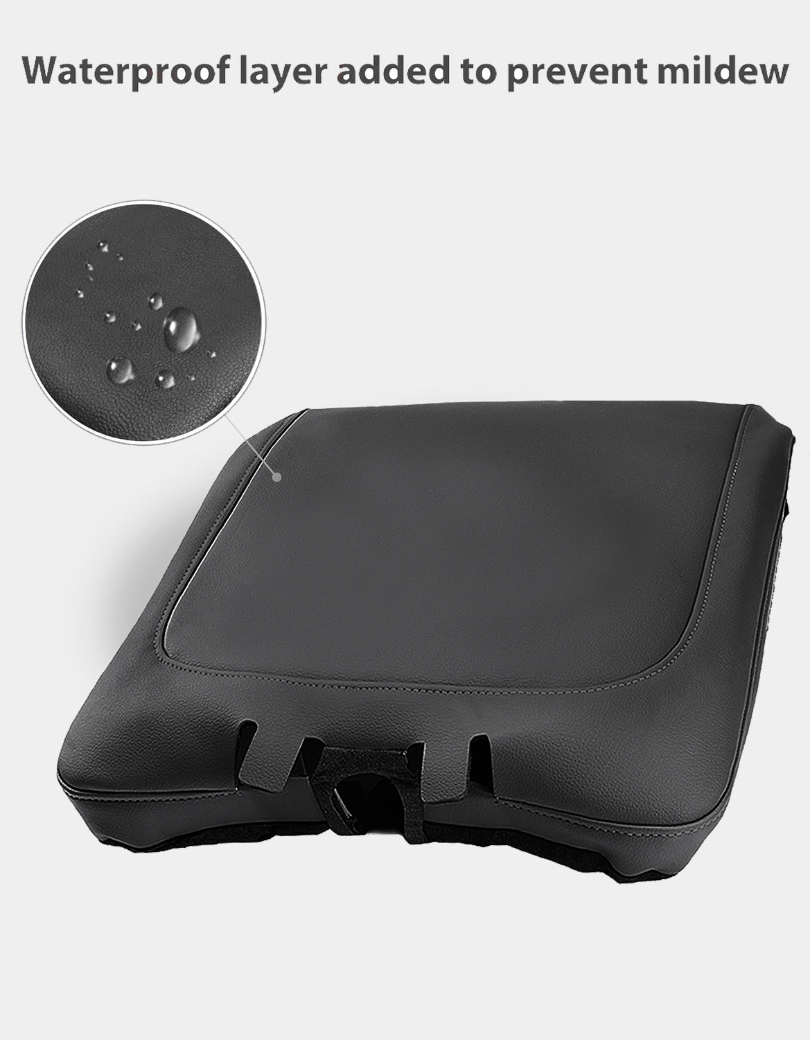 KBH Easy Installation Center Console Cover Replacement for Jump Seat 2013-2018 Dodge Ram 1500,2013-2025 Dodge Ram 1500Classic,2013-2025 Dodge Ram 2500 3500