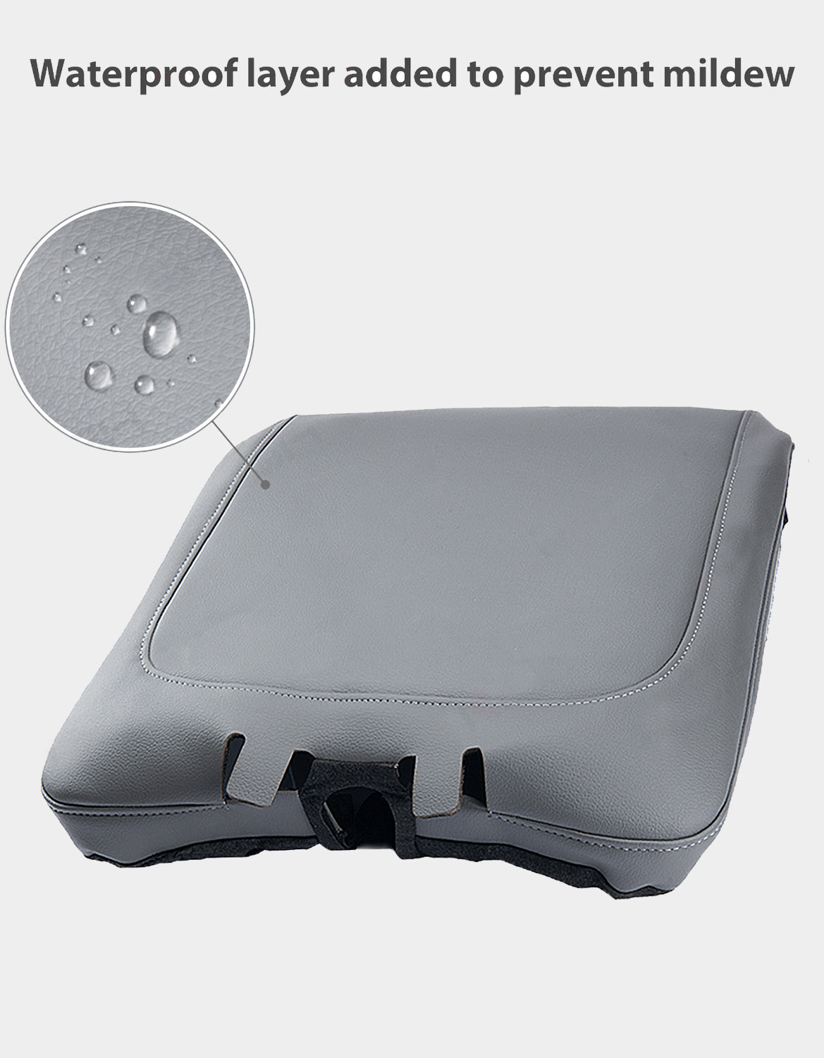 KBH Easy Installation Center Console Cover Replacement for Jump Seat 2013-2018 Dodge Ram 1500,2013-2025 Dodge Ram 1500Classic,2013-2025 Dodge Ram 2500 3500