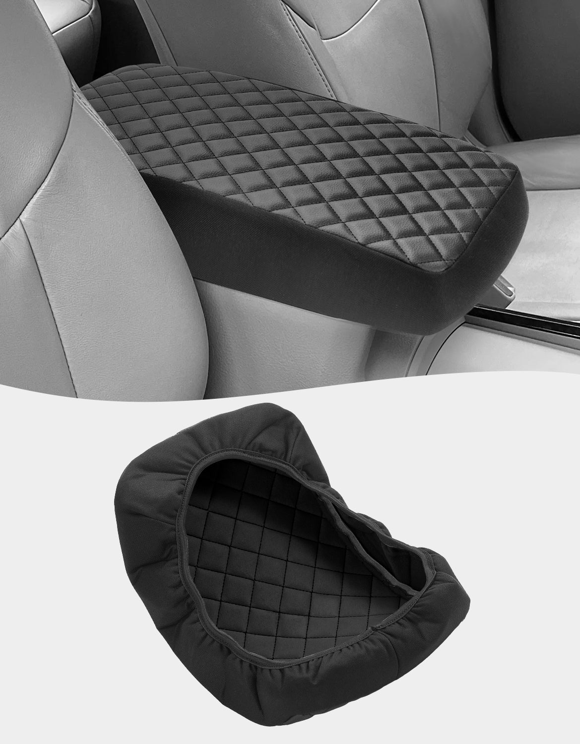 KBH Center Console Armrest Covering Pad Cushion Protector for Toyota Avalon 2005-2012